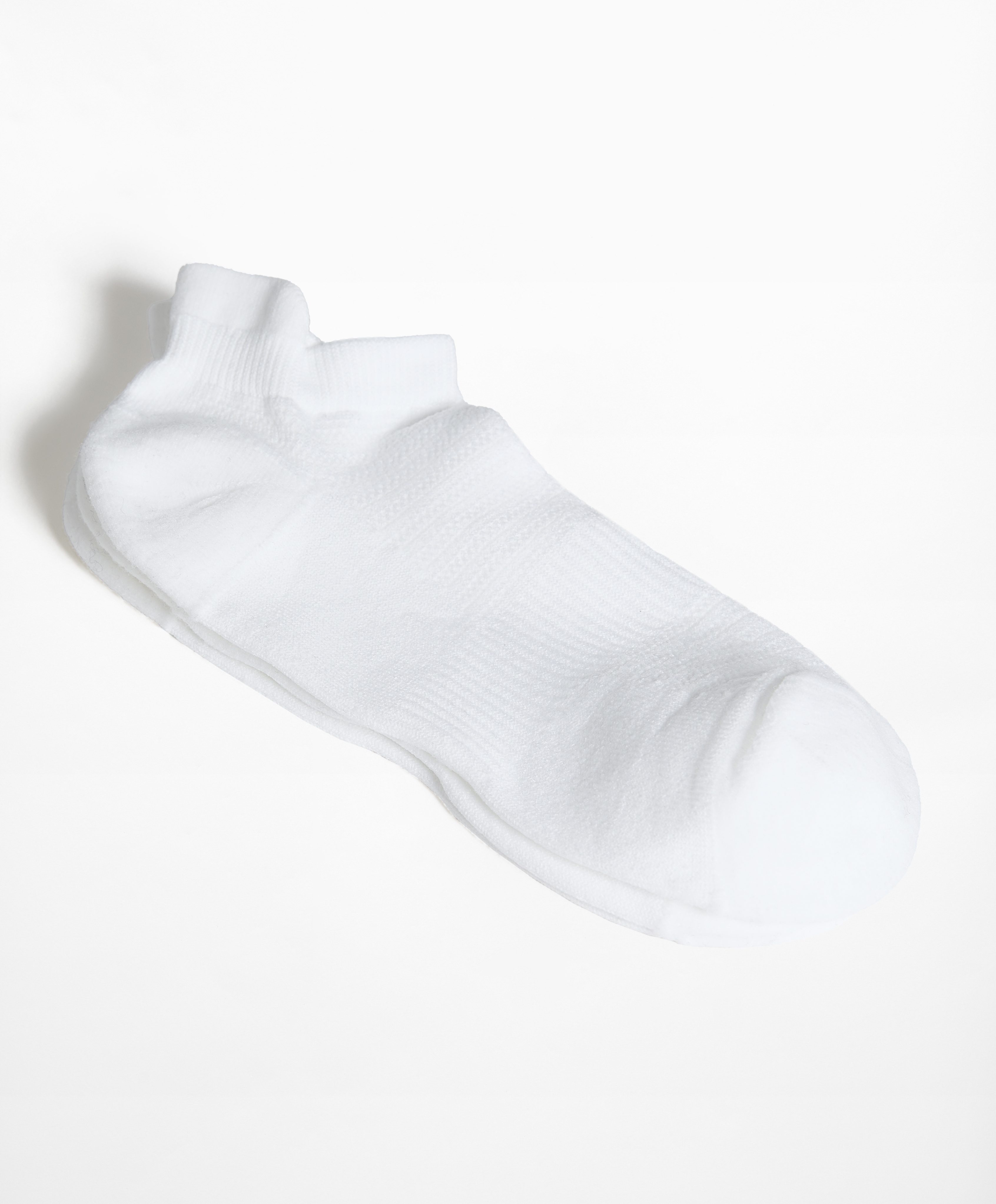 3 pairs of tab polyamide blend sports sneaker socks