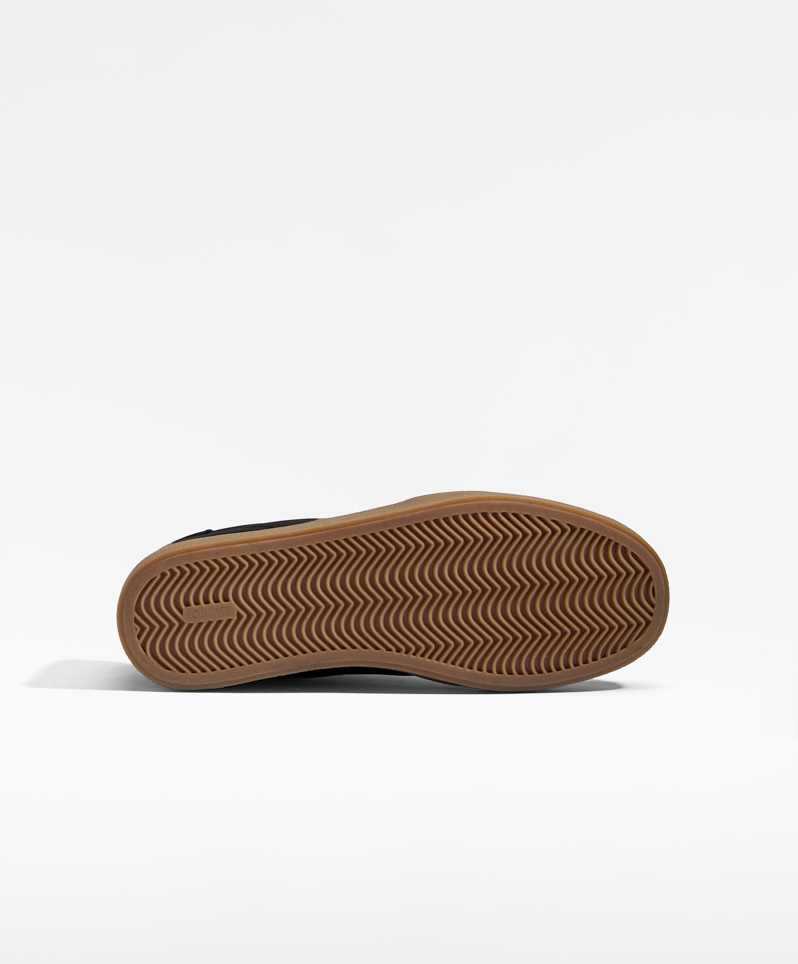 Split-leather trainers with pieces