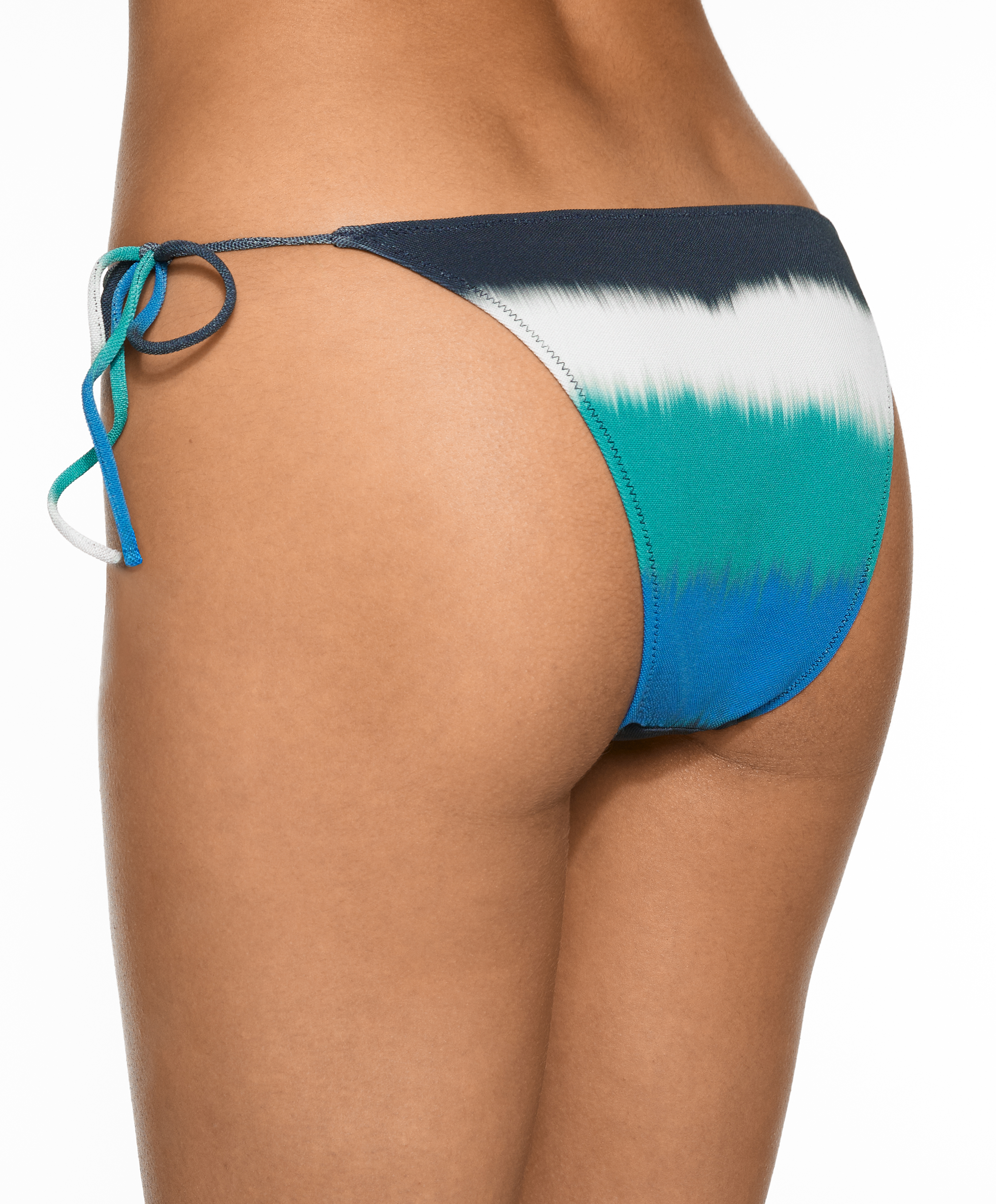 Medium-coverage tie dye tie bikini briefs