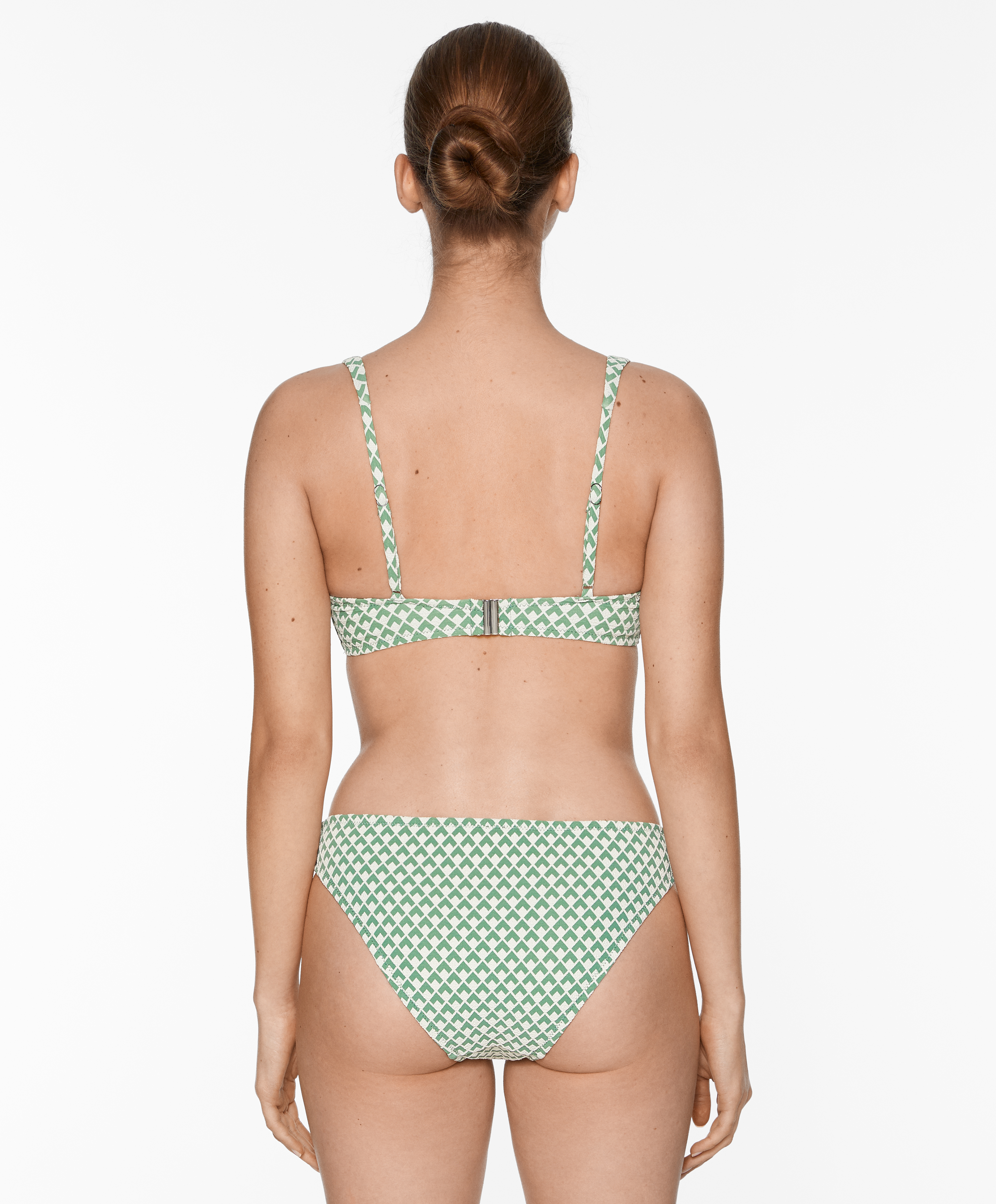 Geometric jacquard classic bikini briefs
