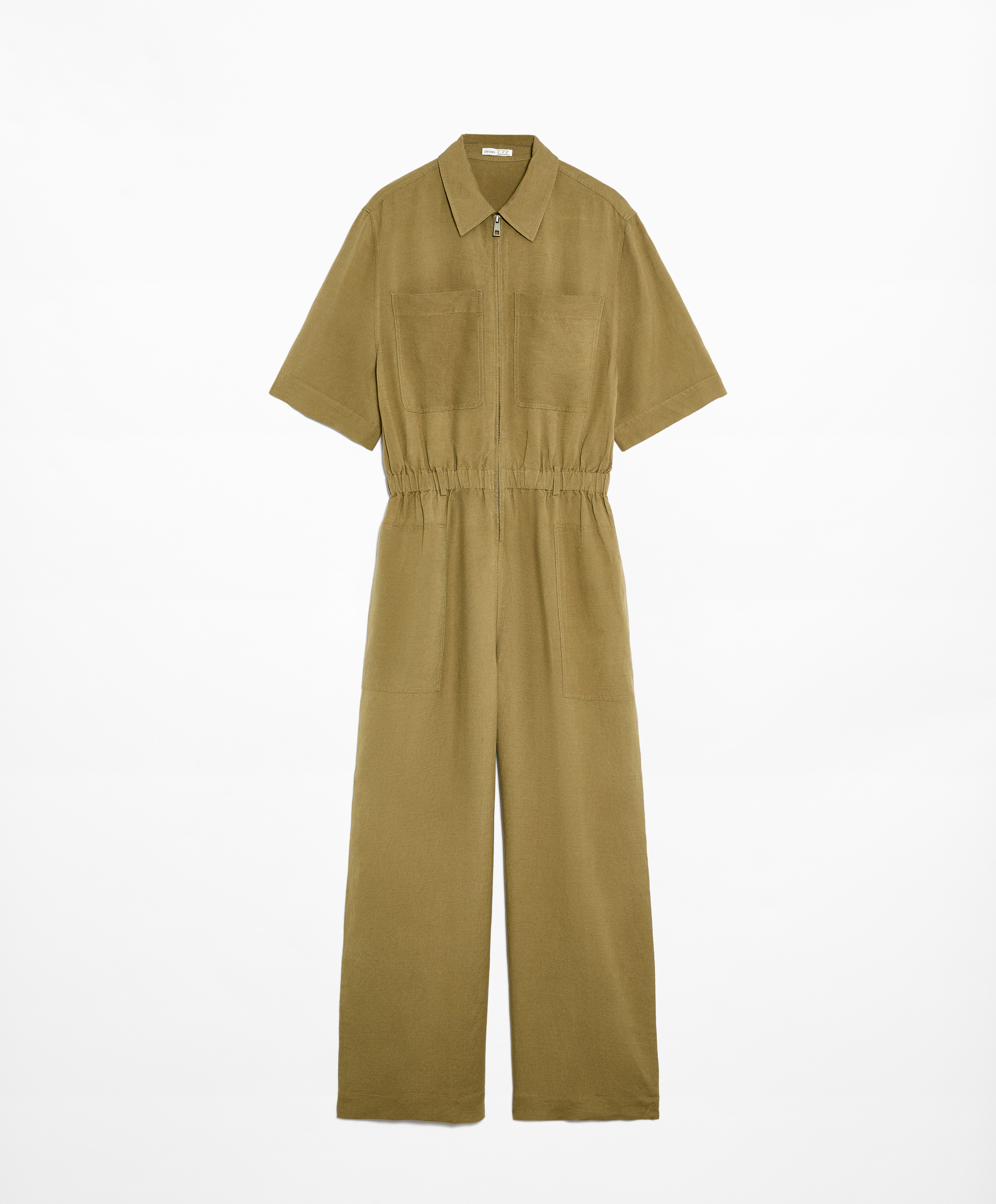 Linen blend jumpsuit