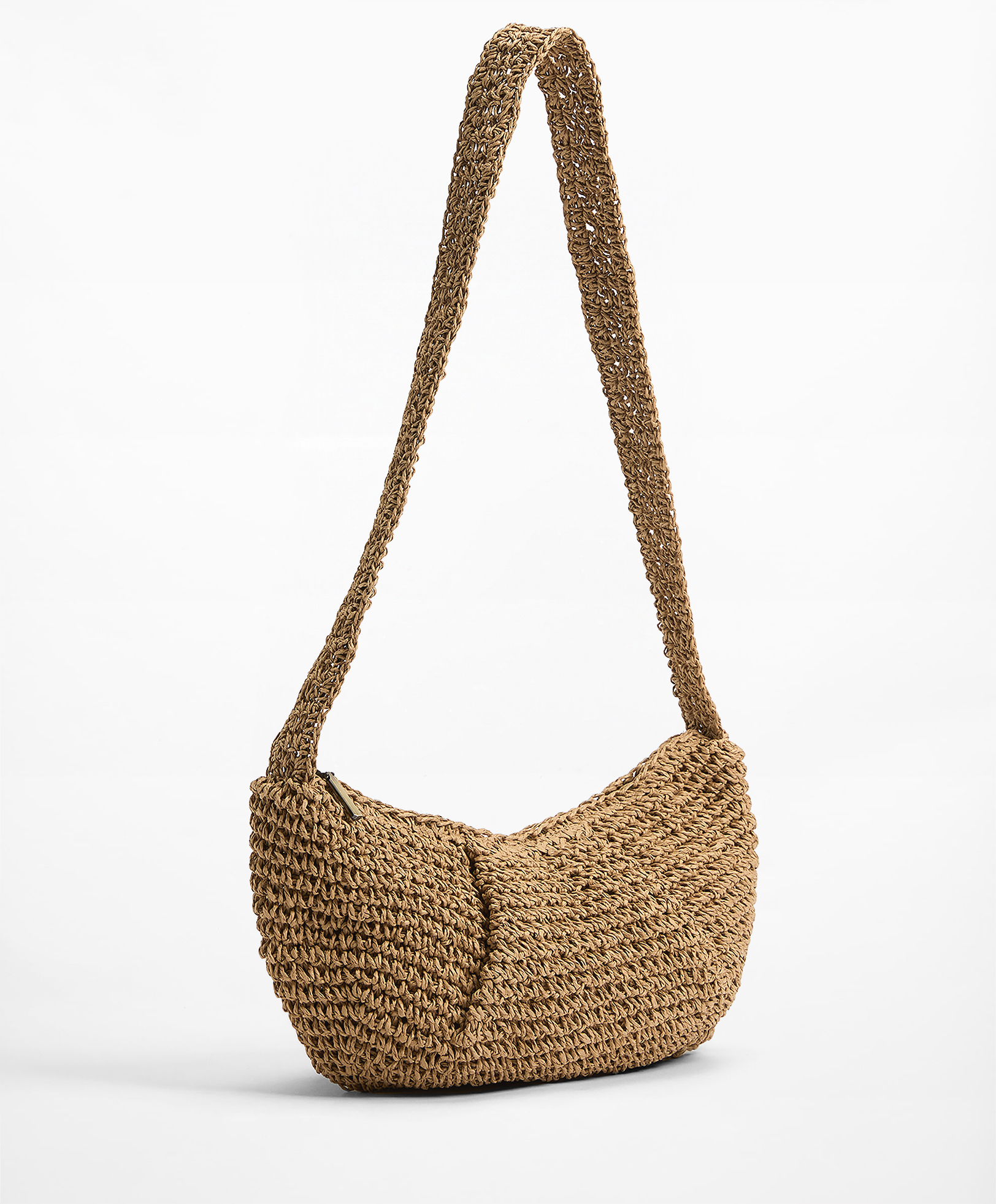Mini crossbody bag with openwork