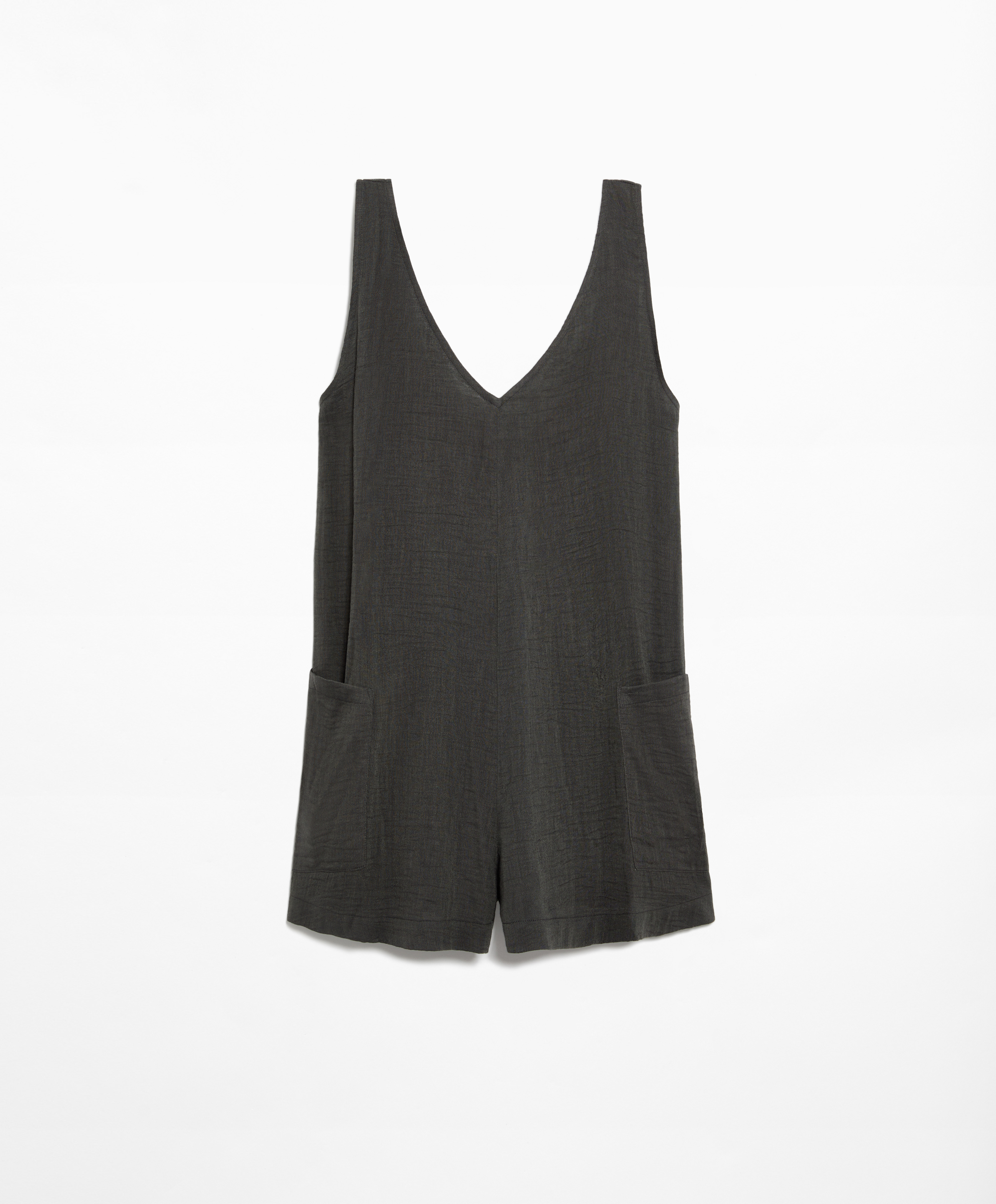 Short jumpsuit with cotton