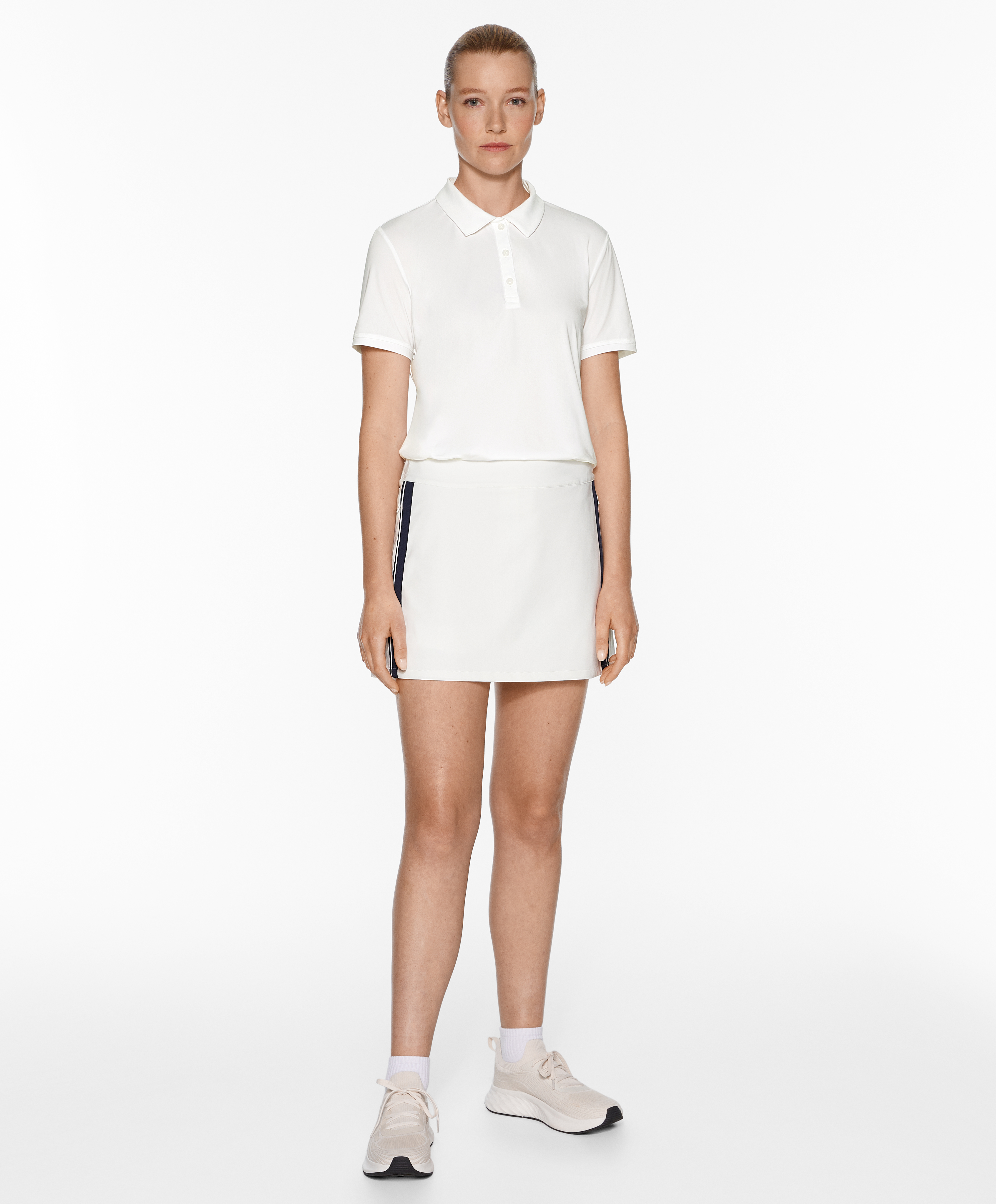 Side stripe light touch skirt