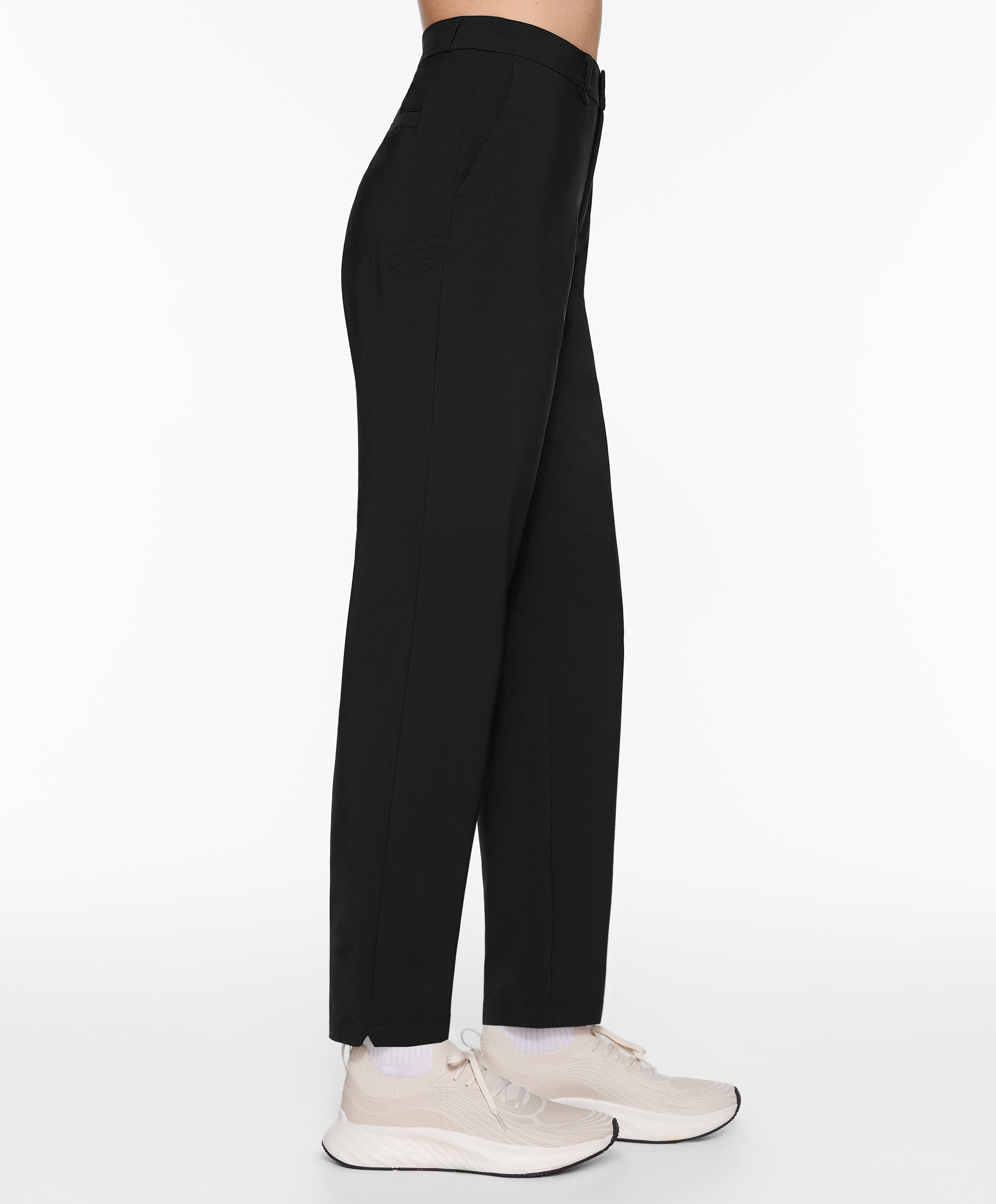 Straight-leg technical trousers
