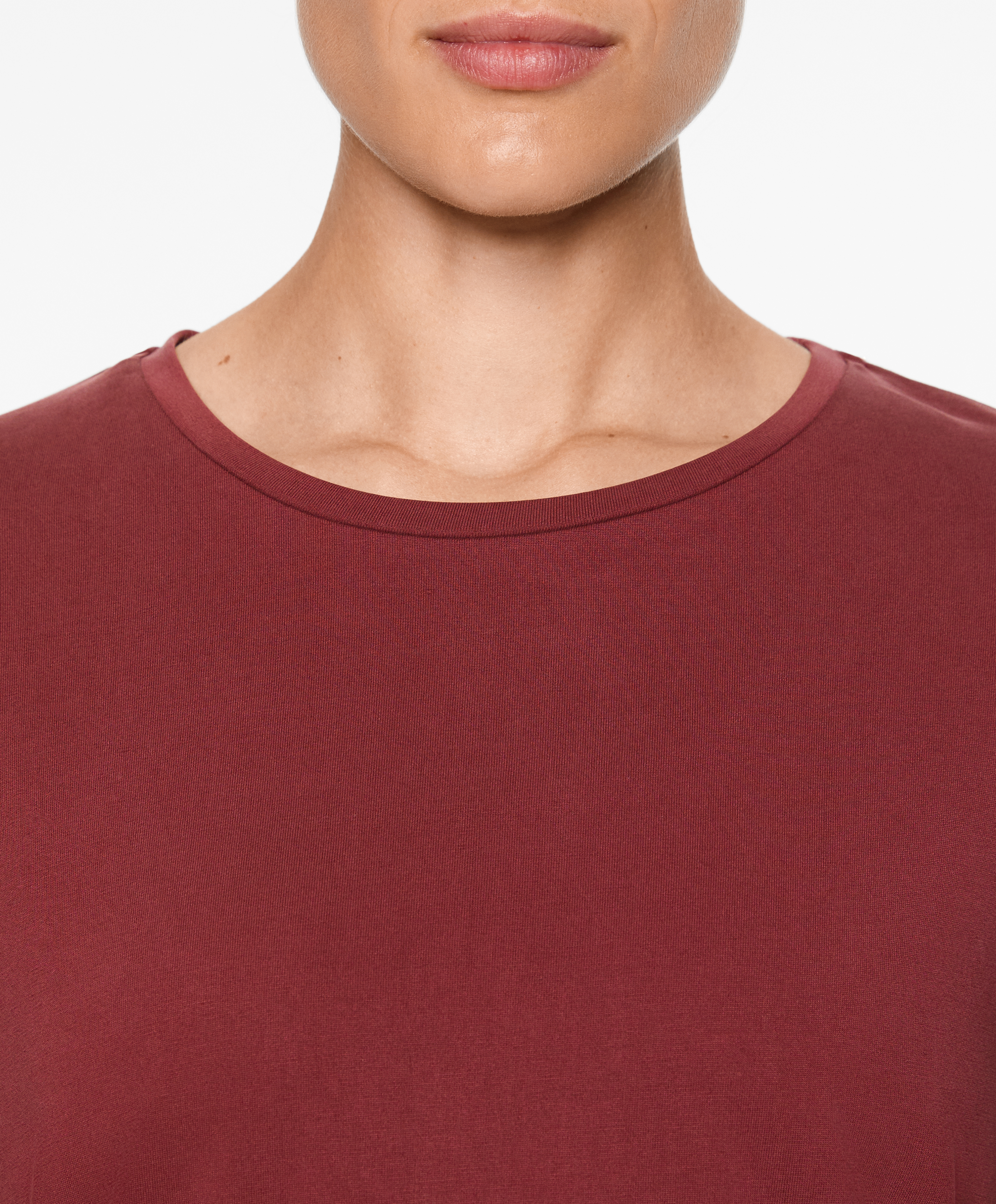 Modal blend short-sleeved T-shirt