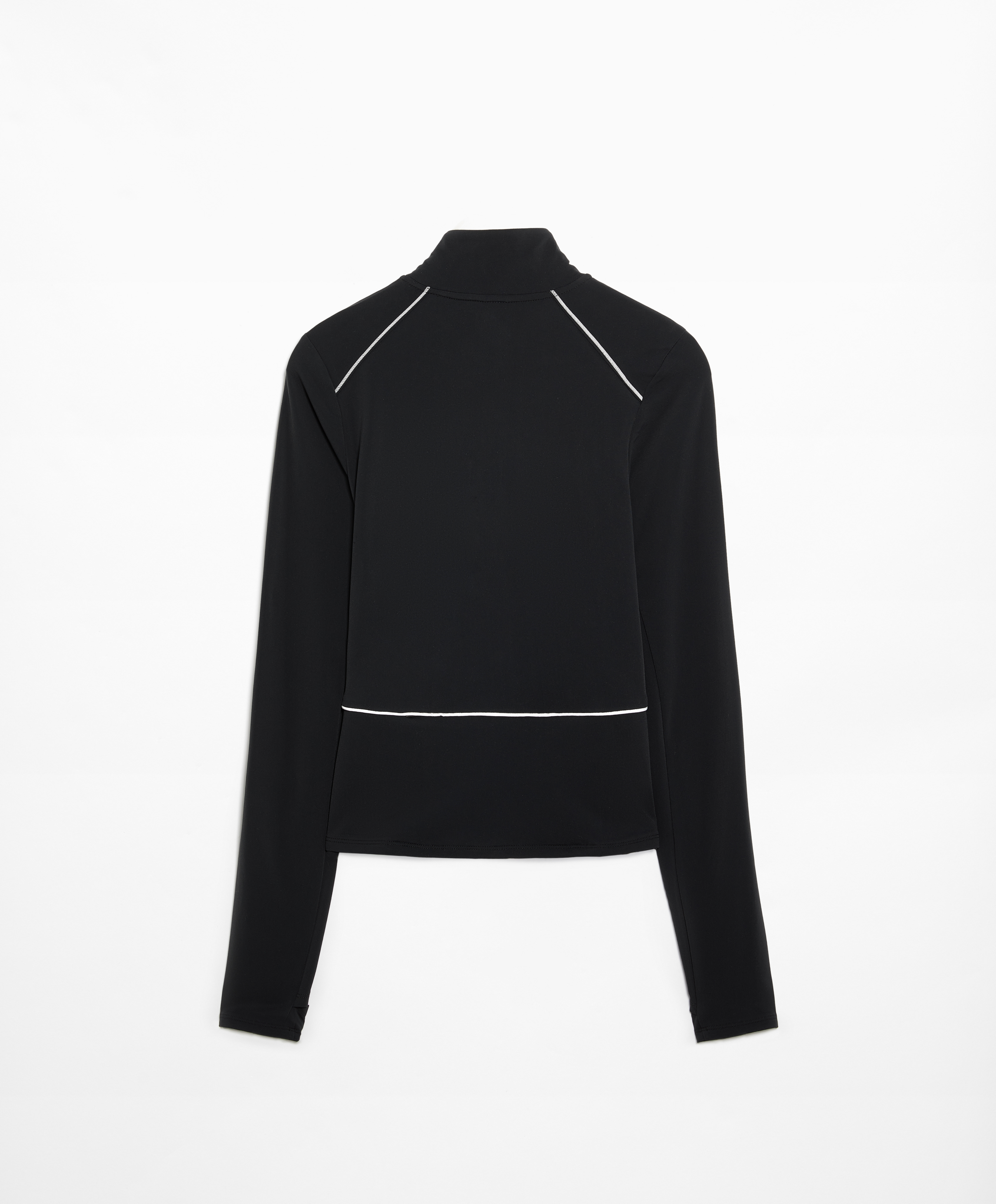 Panel detail technical jacket for running