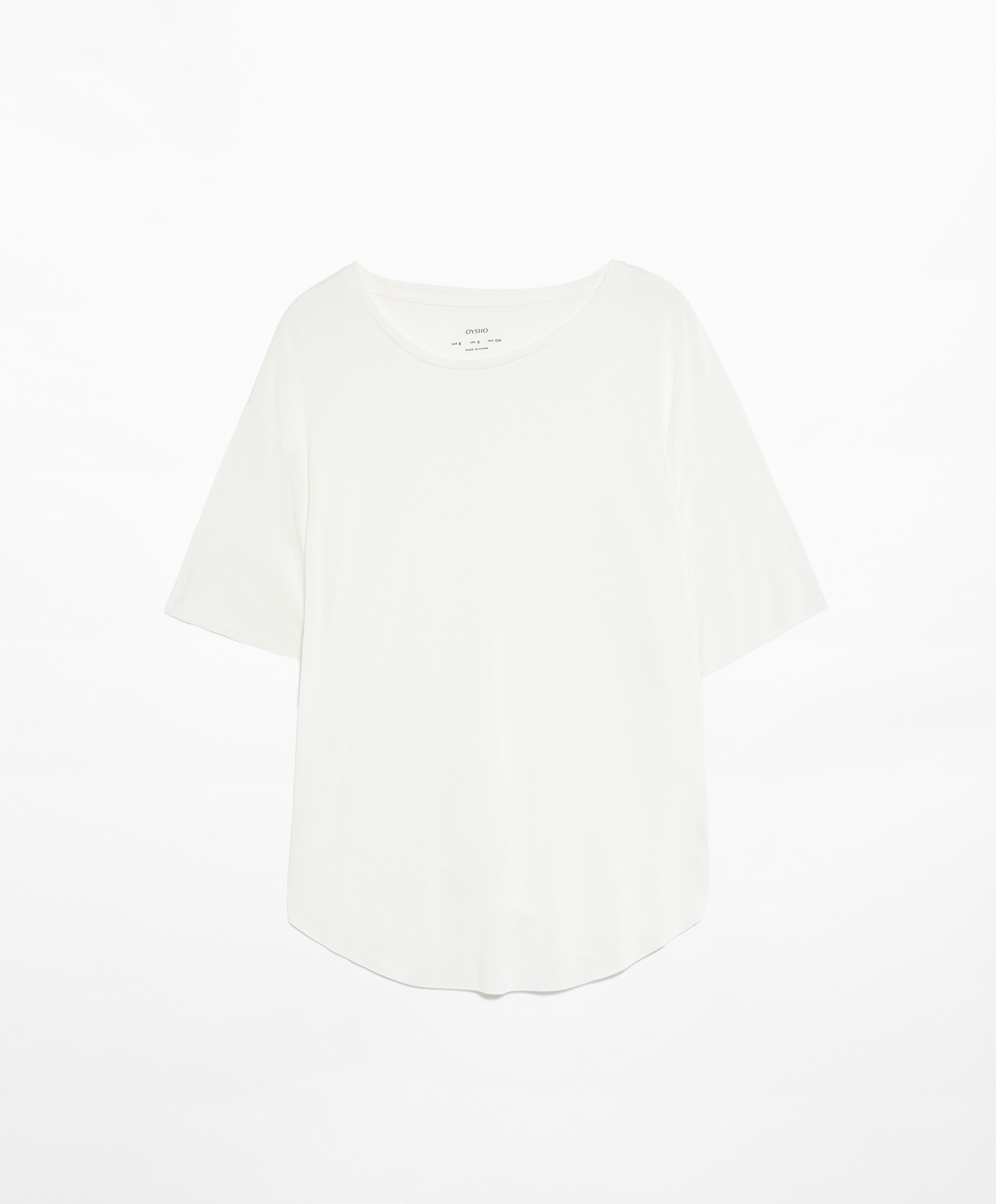 Modal blend short-sleeved T-shirt