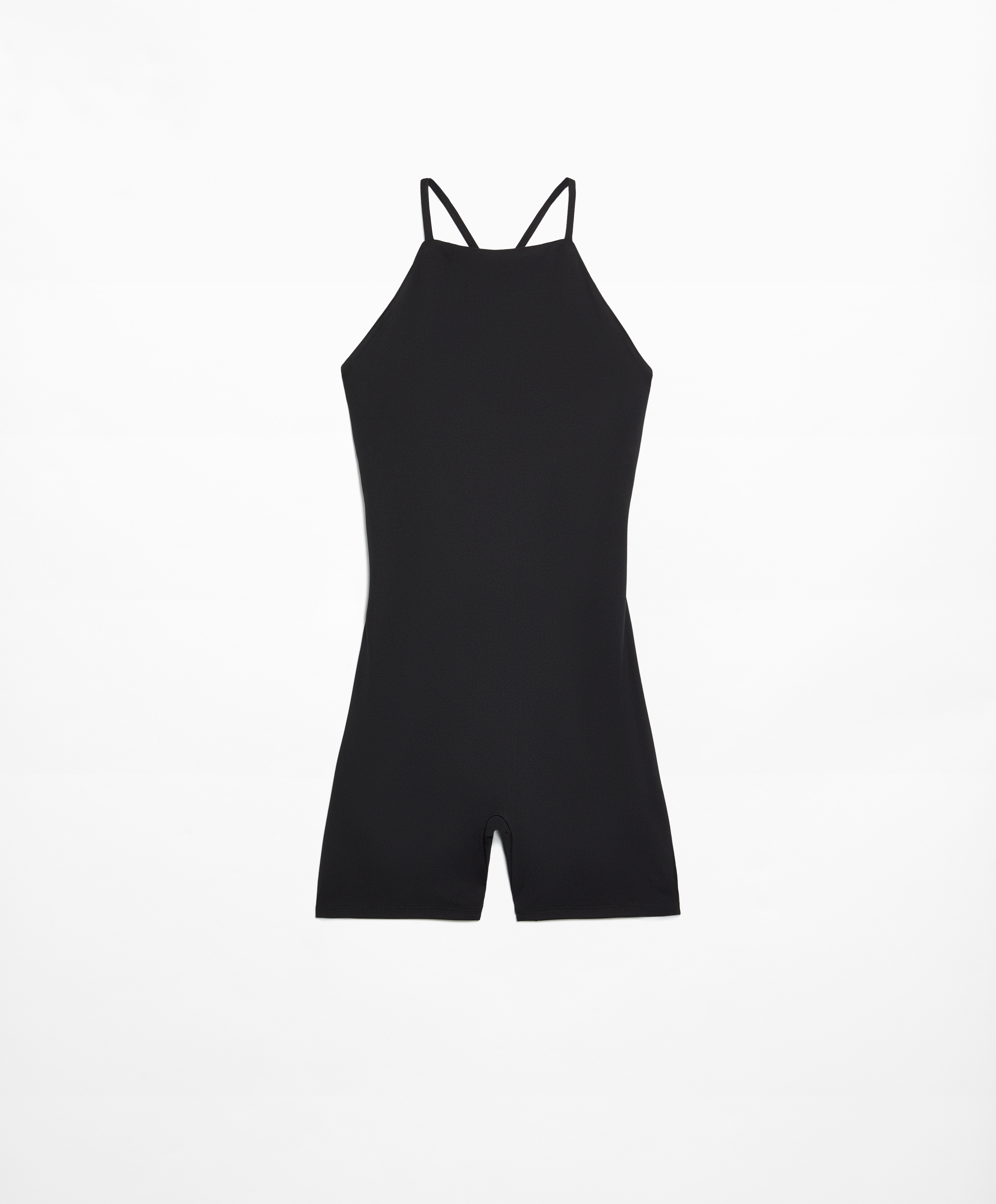 Open-back Comfortlux short jumpsuit