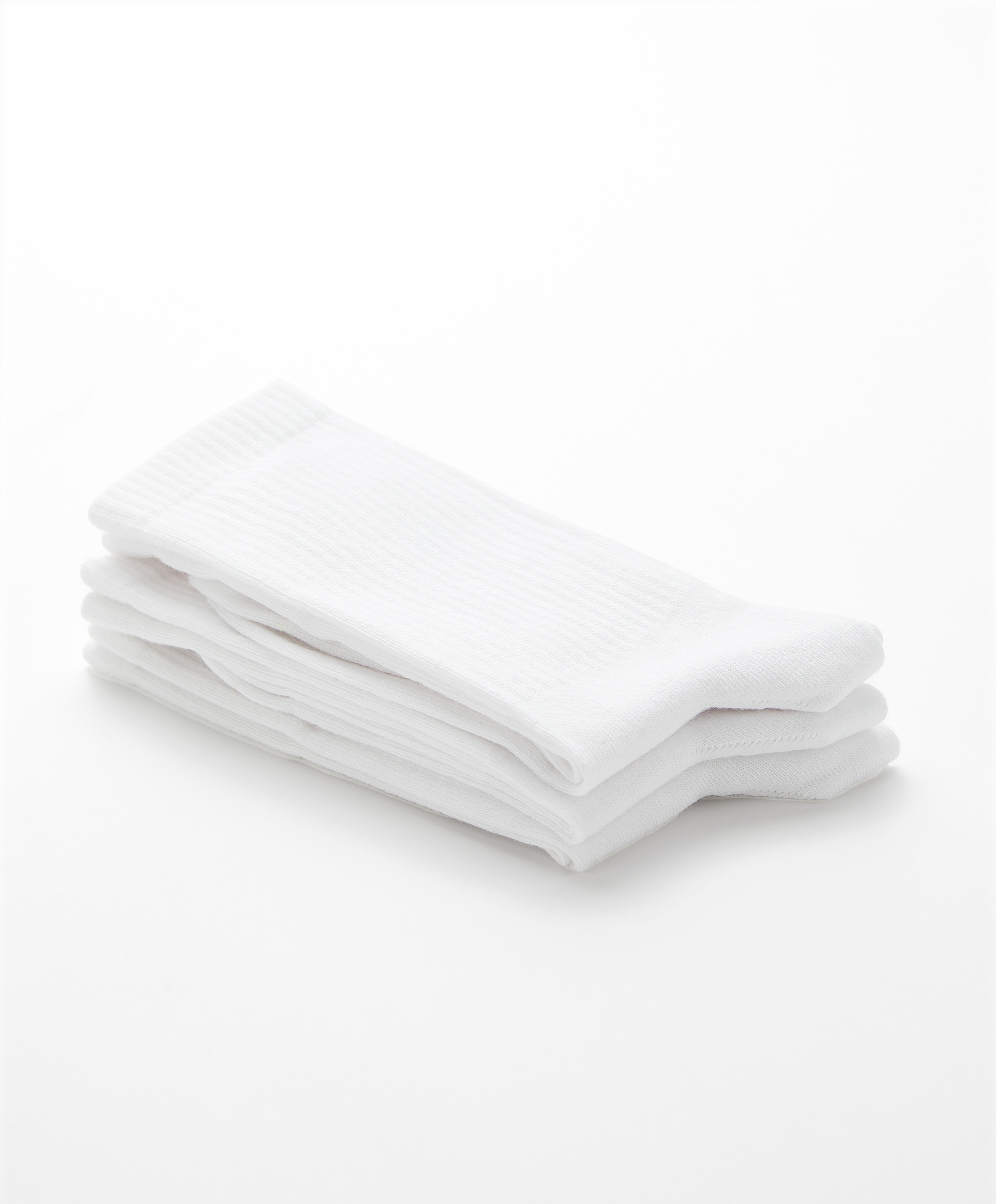 3 pairs of cotton blend classic sports socks