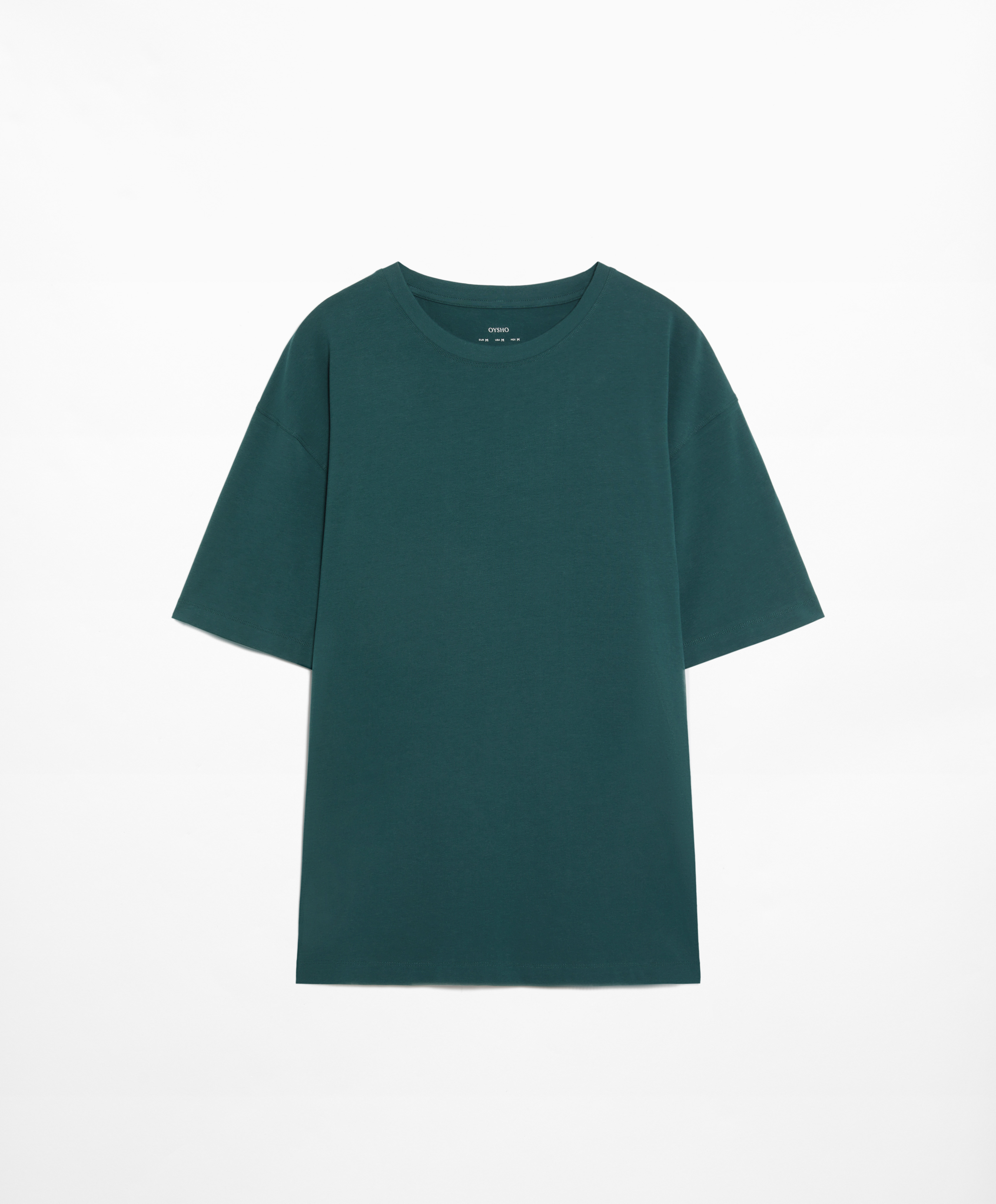 Short sleeve cotton blend T-shirt