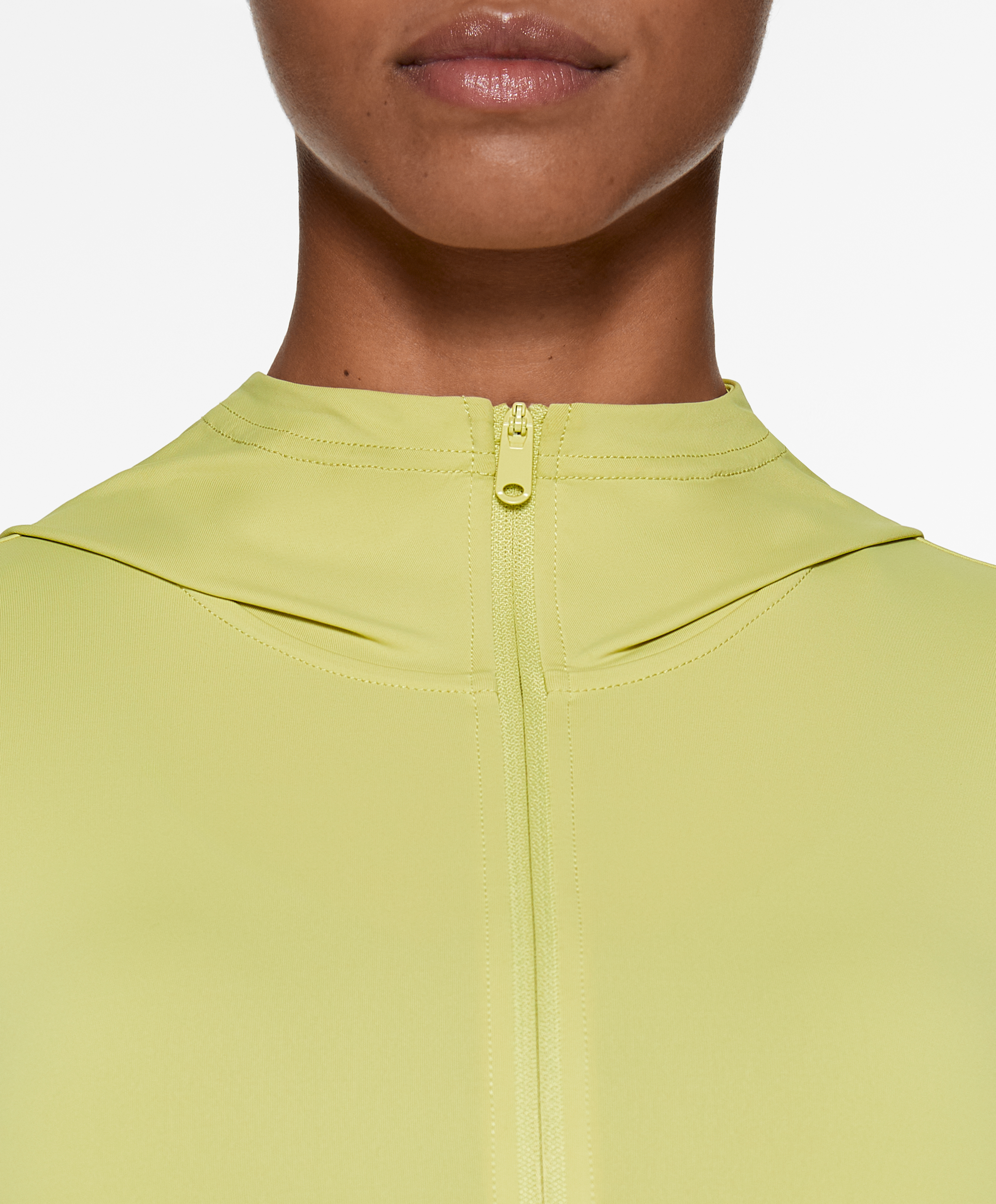 Cool touch hooded technical jacket