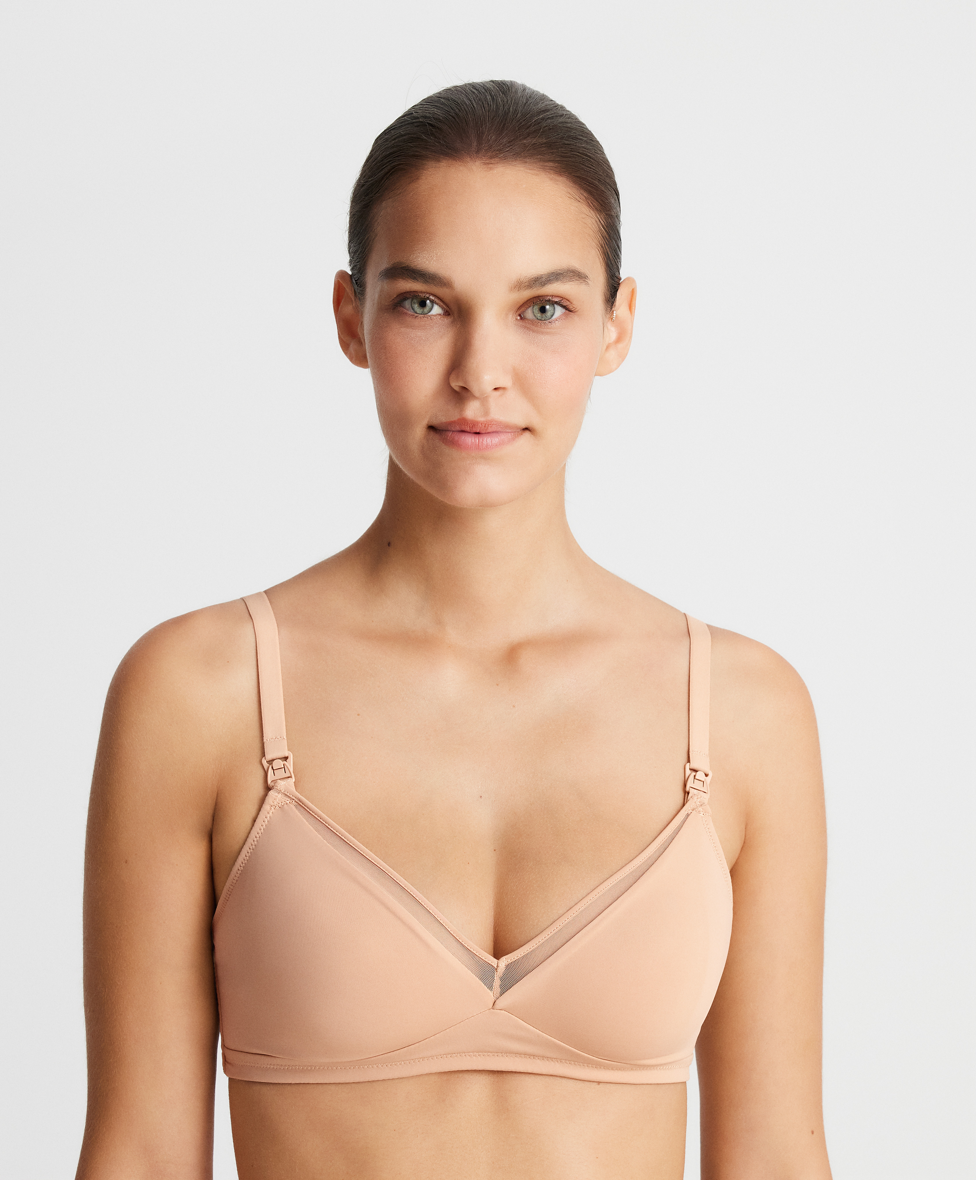 Mesh nursing bra