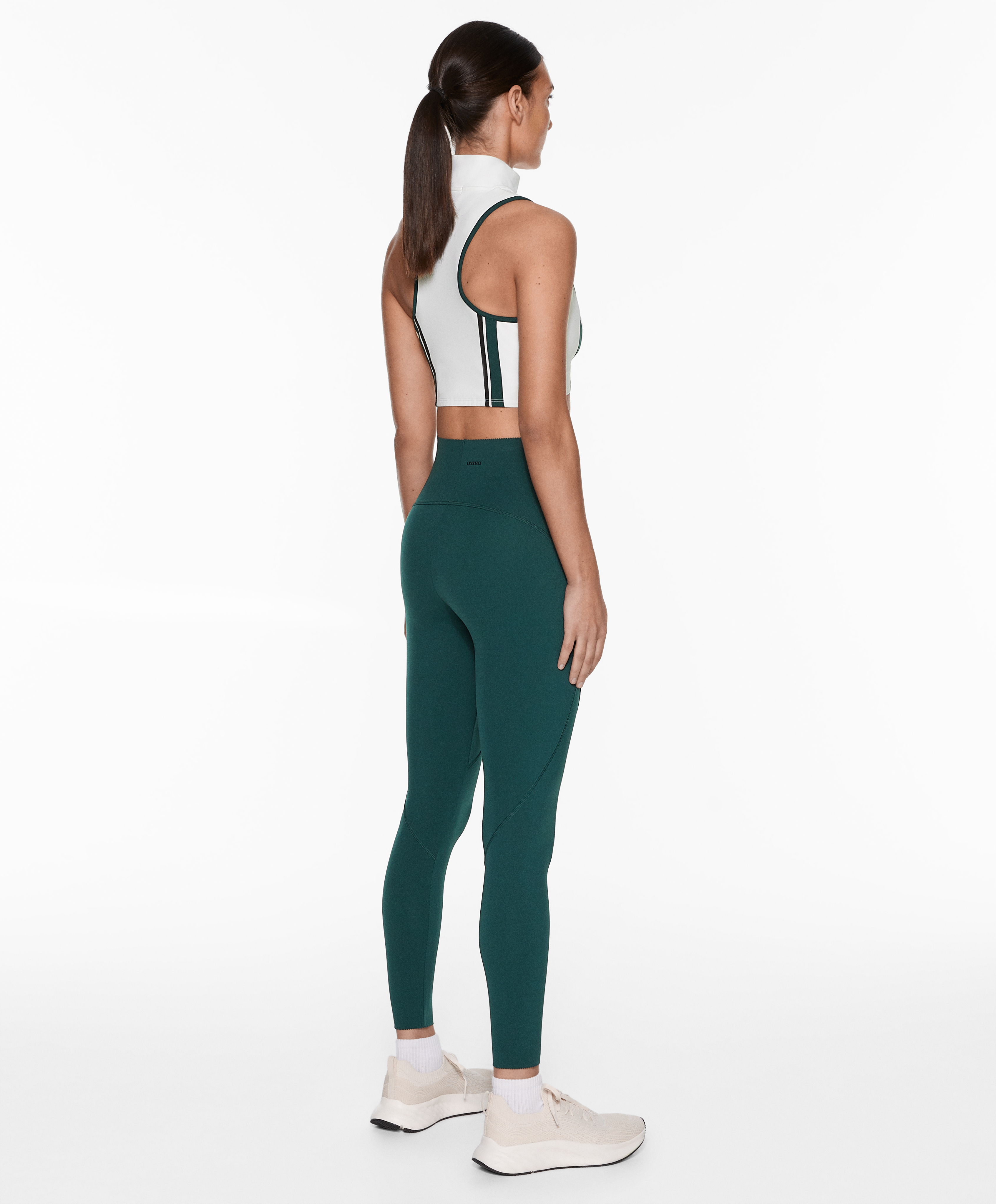 Basic compressive ankle-length leggings