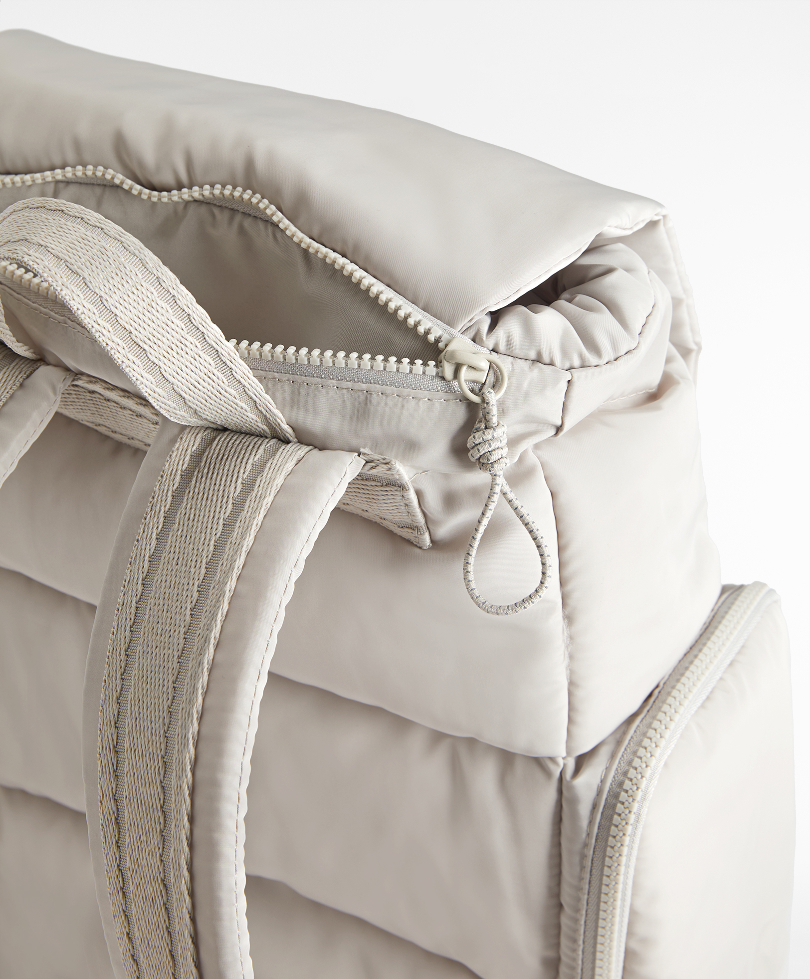 Quilted backpack