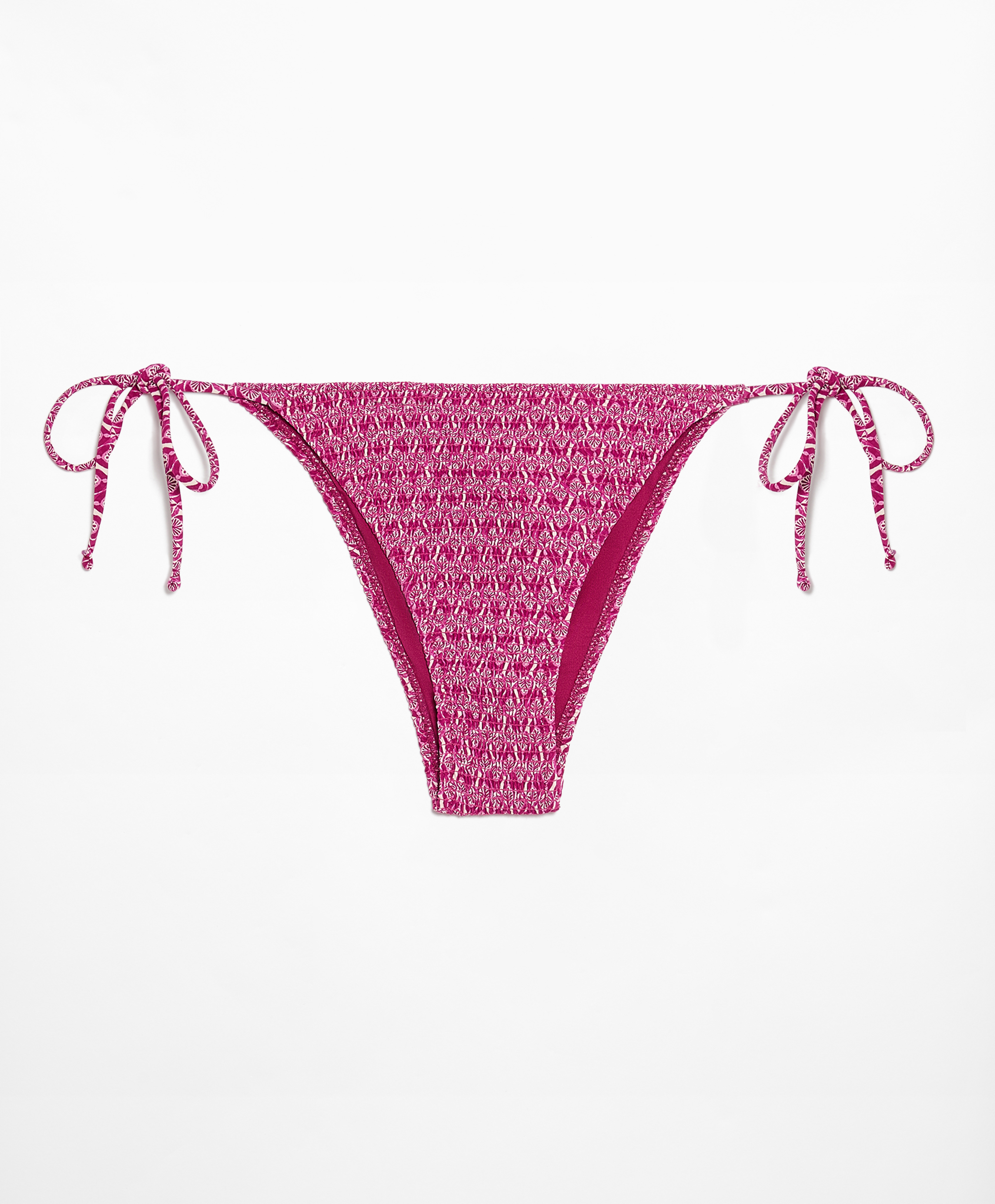 Smock medium-coverage bikini briefs with ties