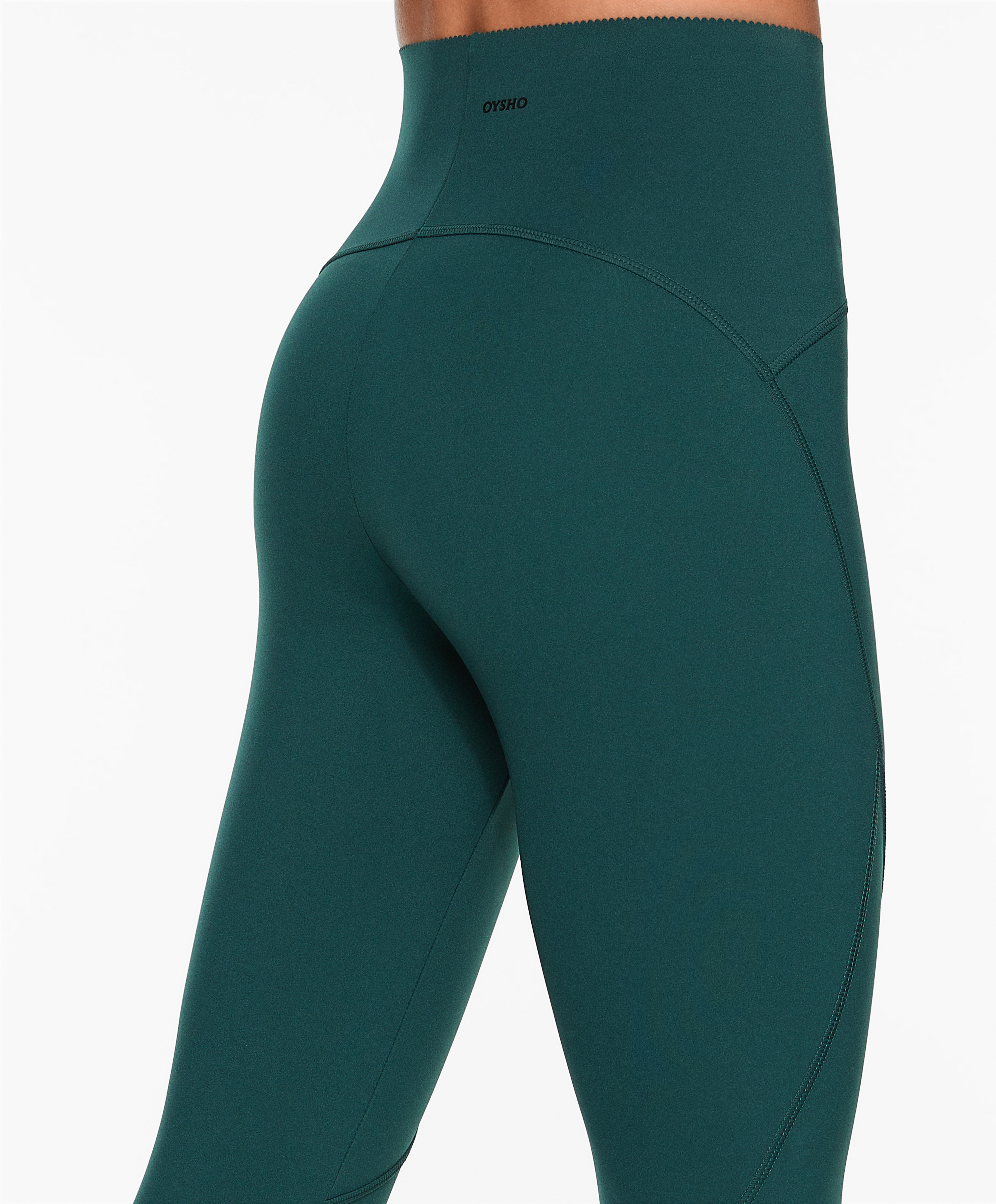 Basic compressive ankle-length leggings