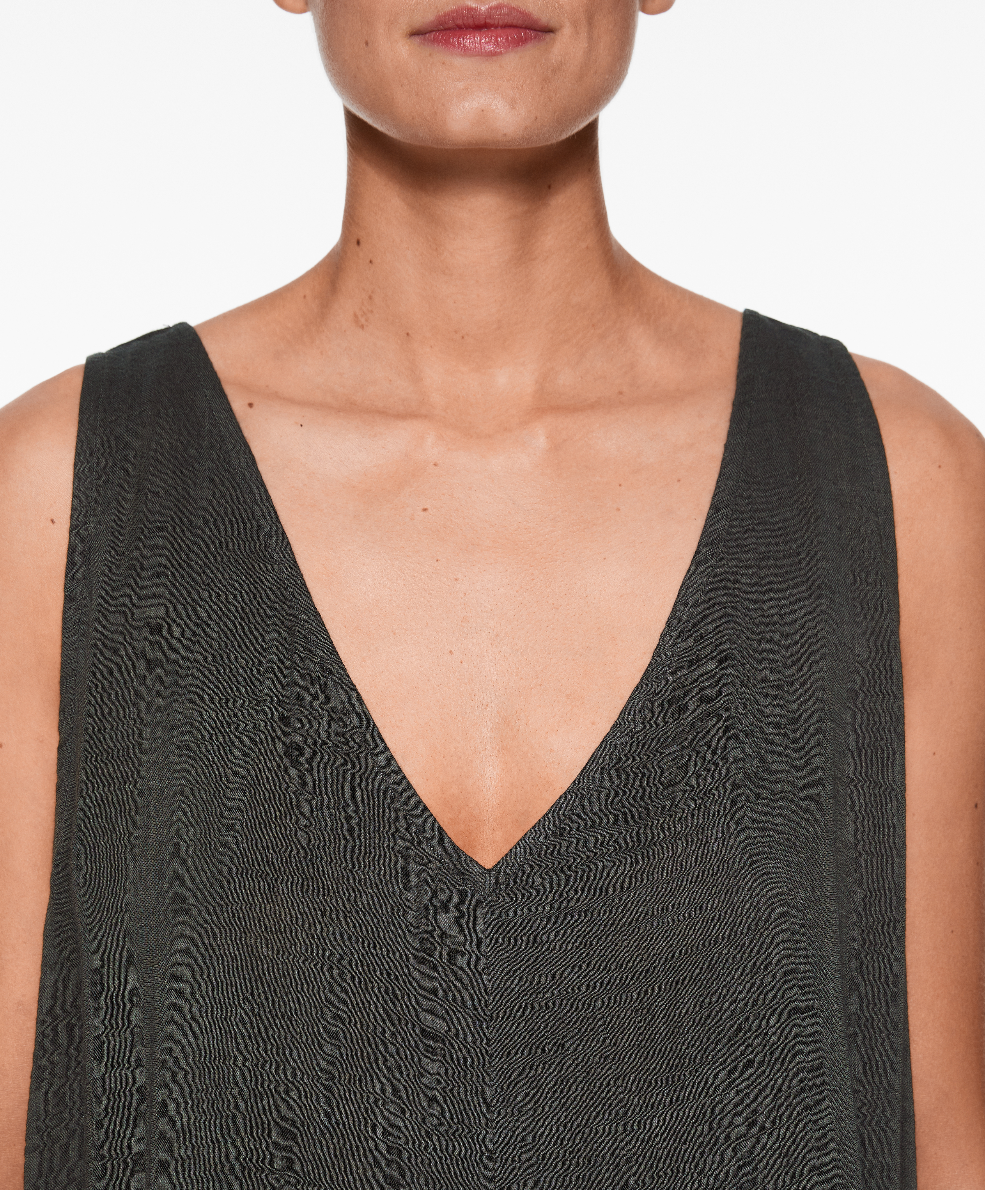 Short jumpsuit with cotton