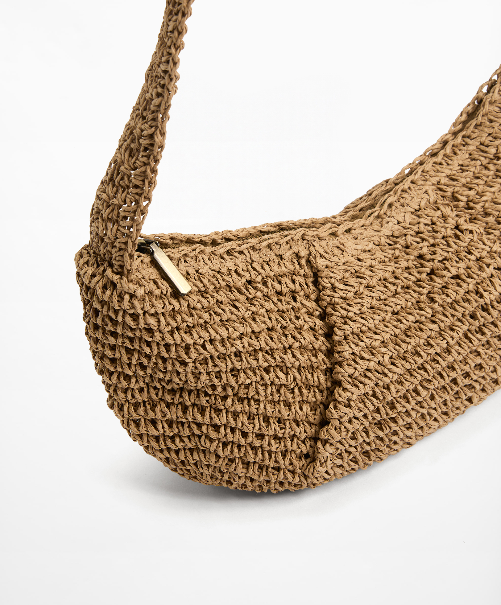 Mini crossbody bag with openwork