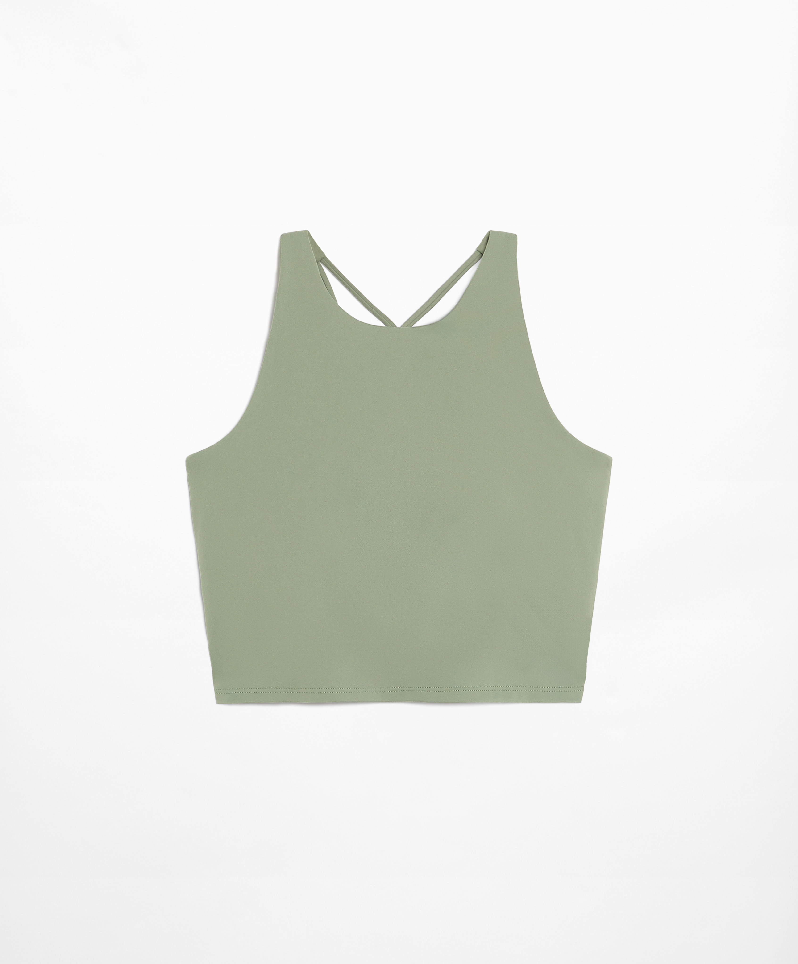 Comfortlux strap tank top with cups