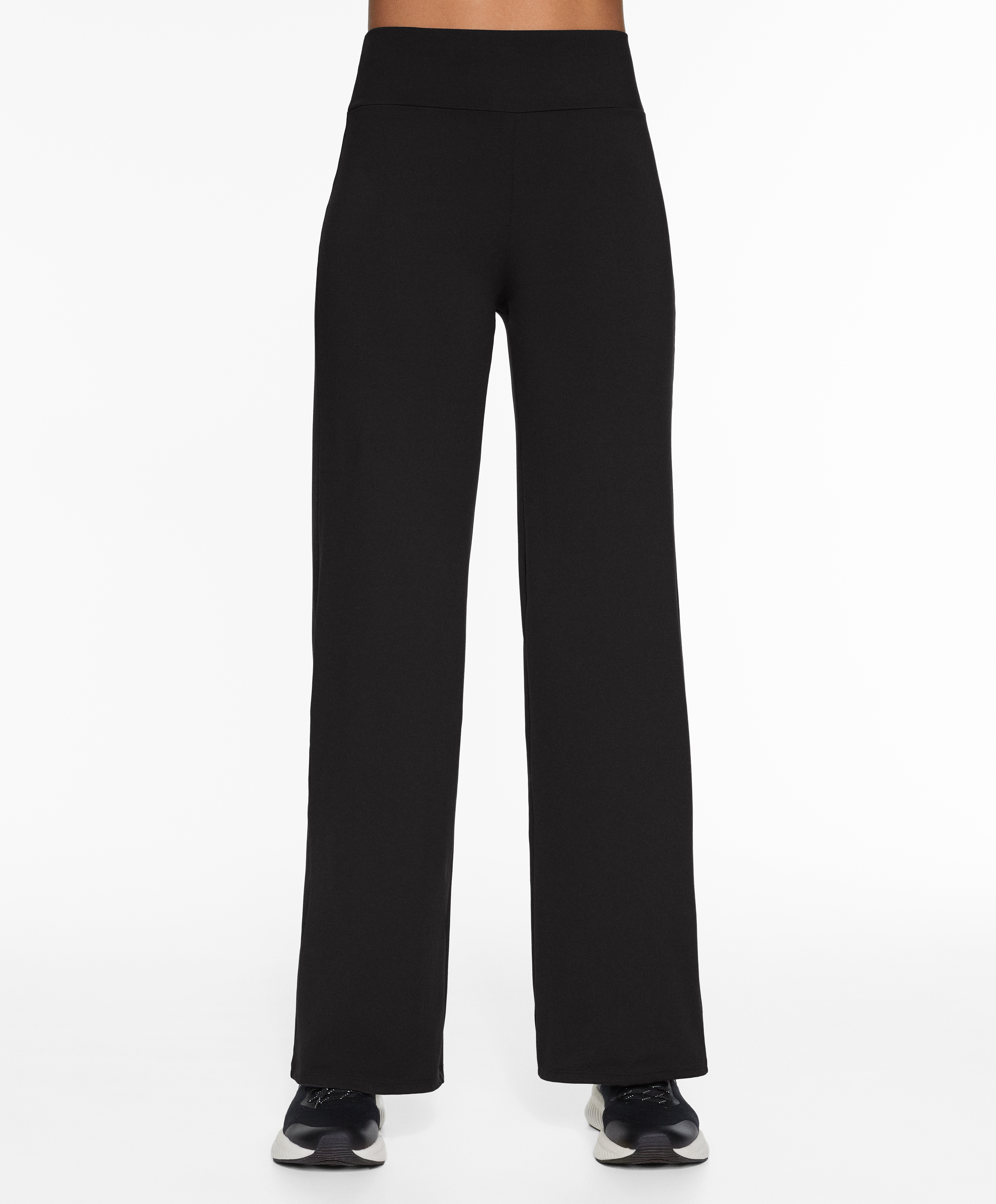 High-rise comfortlux straight-leg trousers