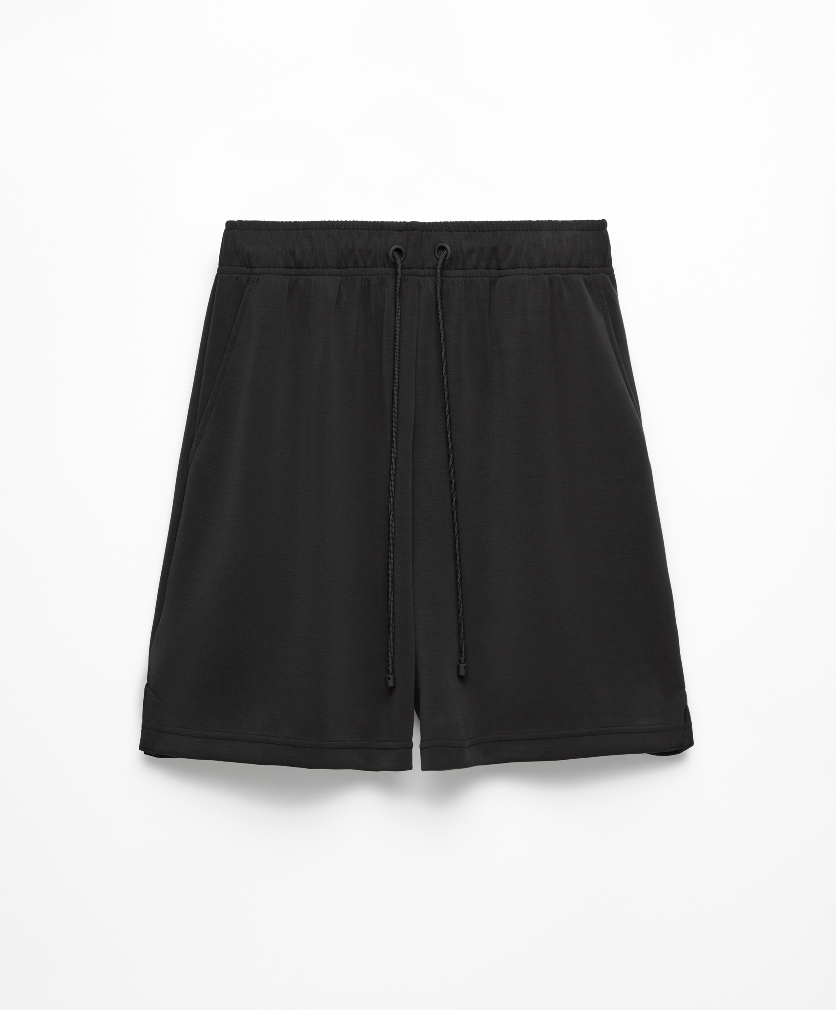 Soft-touch Bermuda shorts with modal