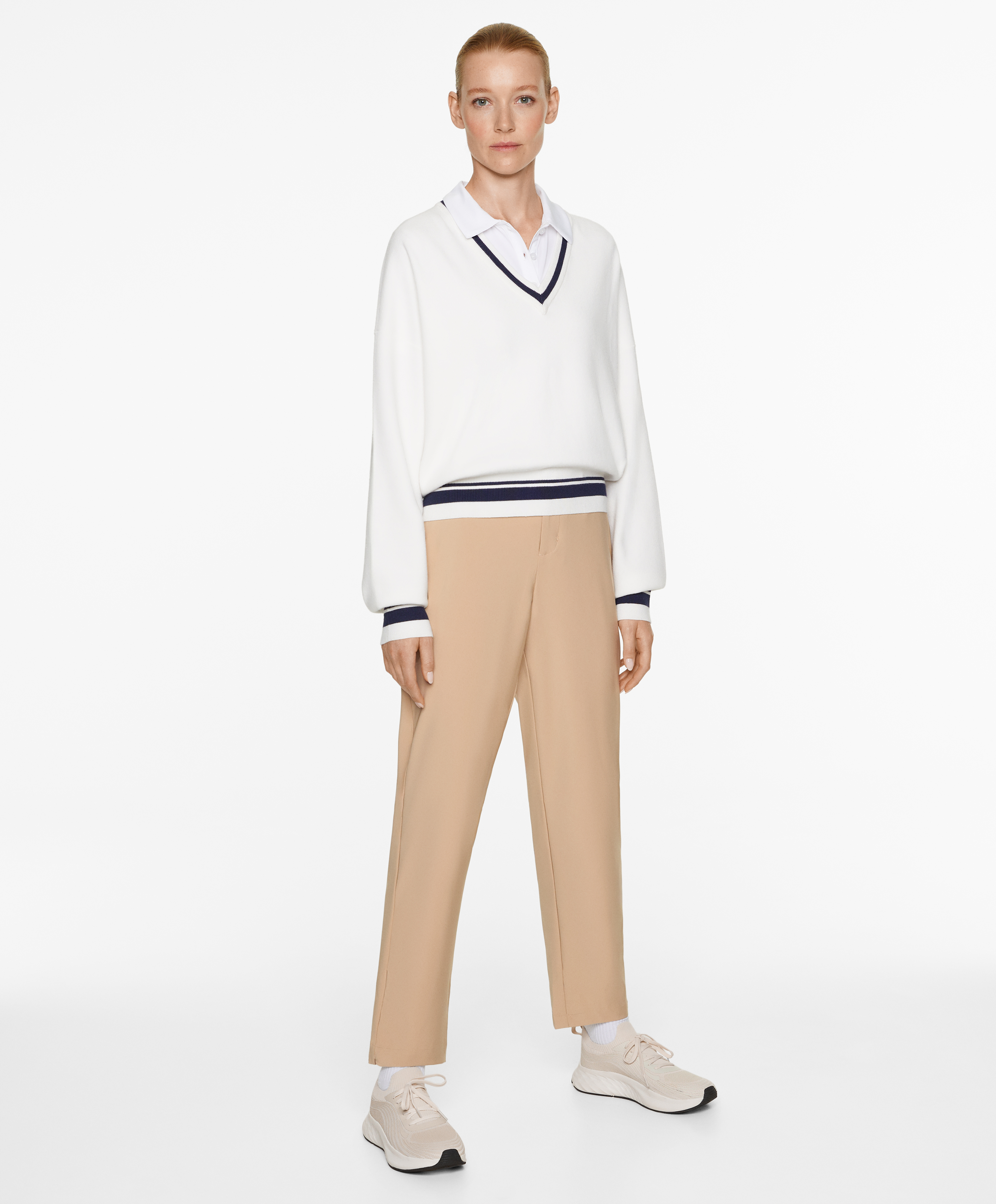 Straight-leg technical trousers