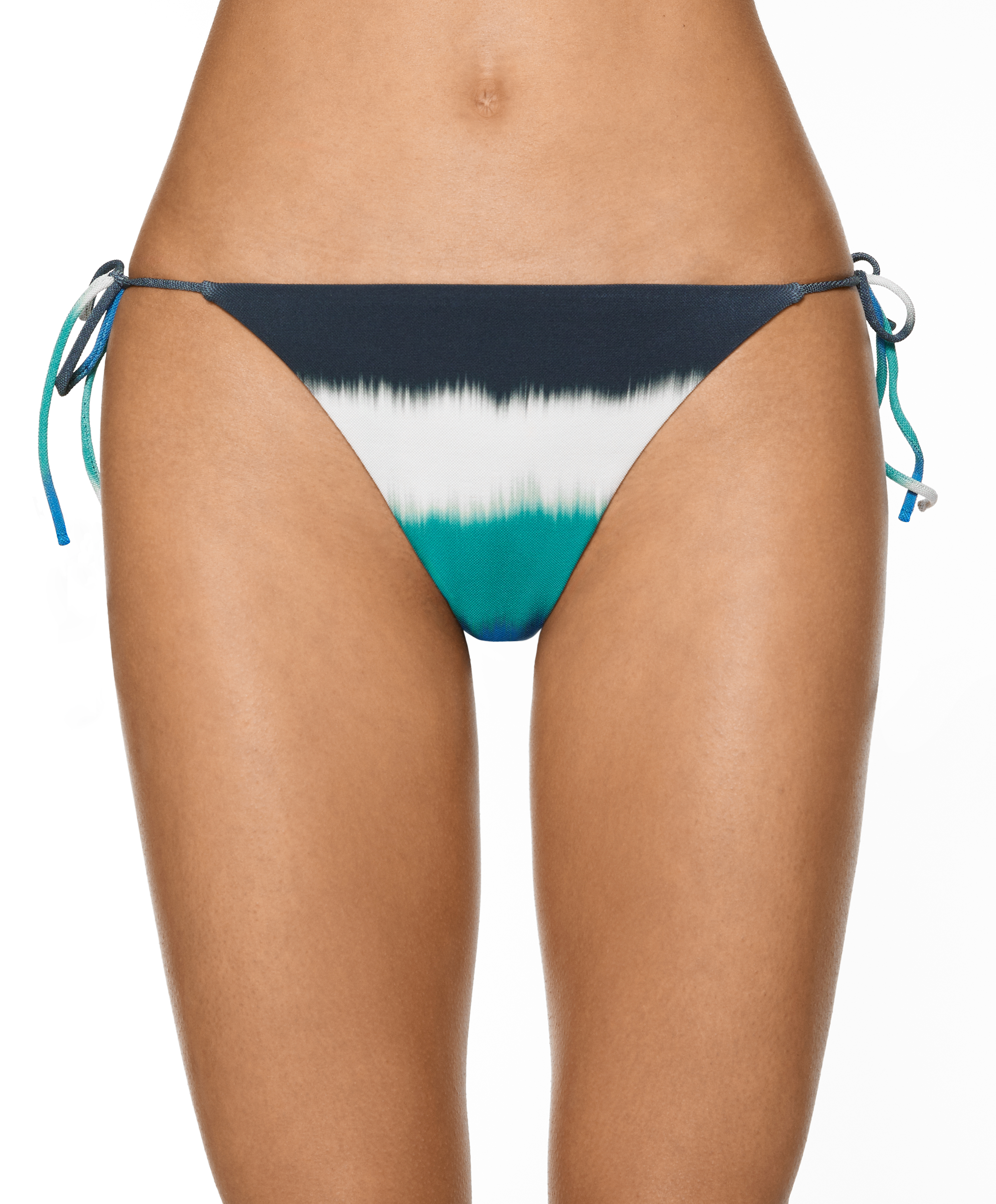 Medium-coverage tie dye tie bikini briefs