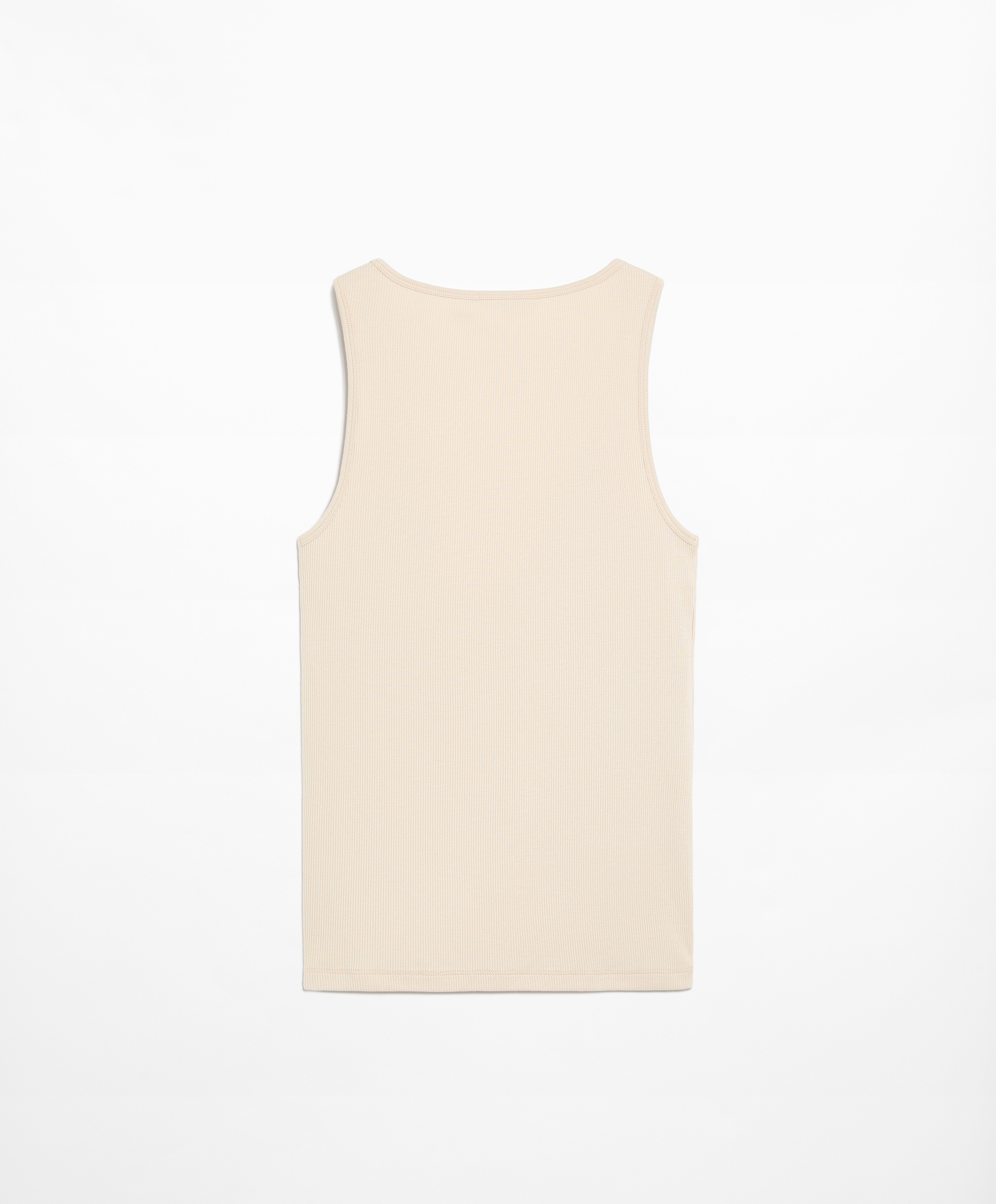 Sleeveless T-shirt with cotton and modal