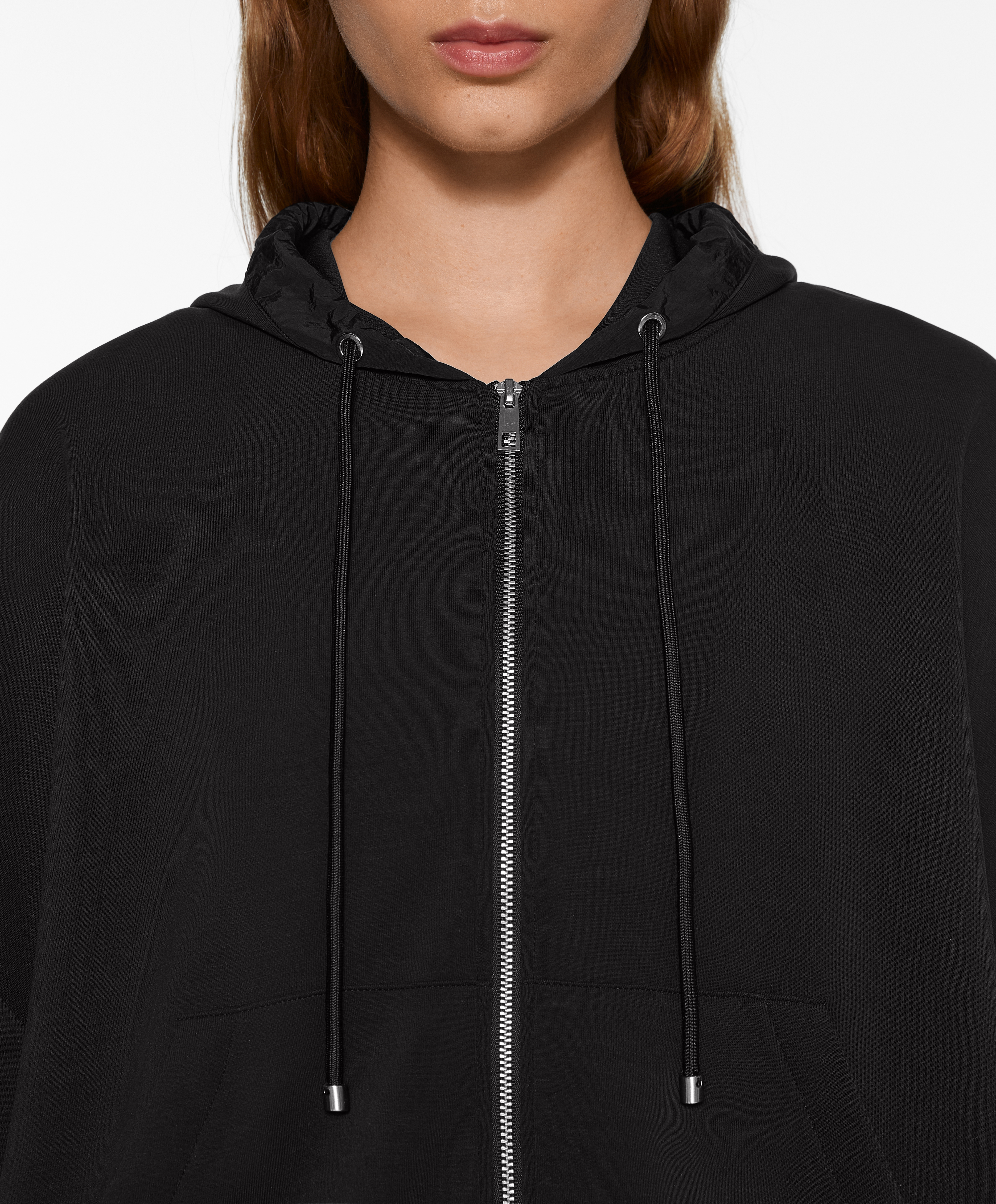 Zip-through modal jacket
