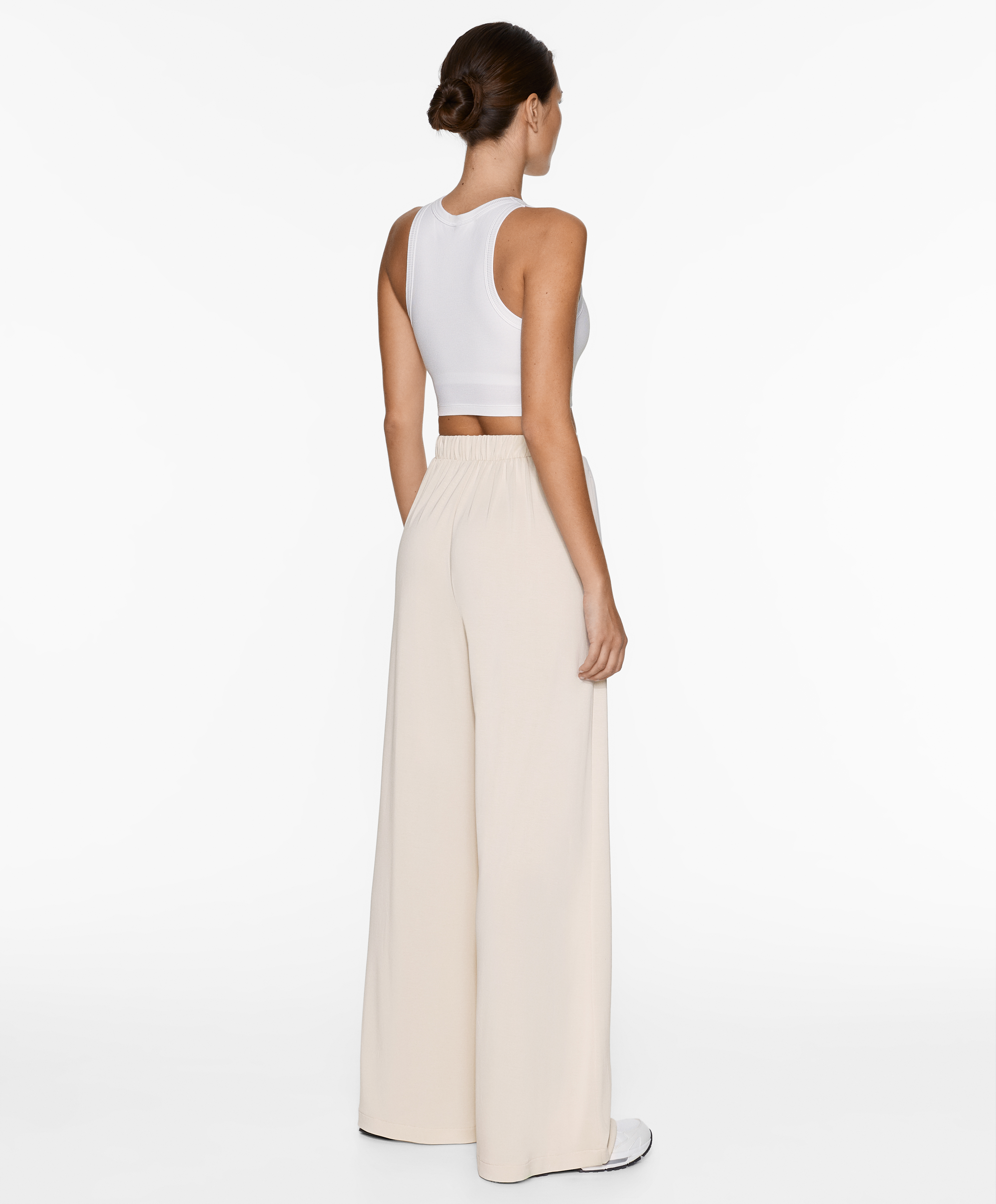 Extra-wide modal blend joggers