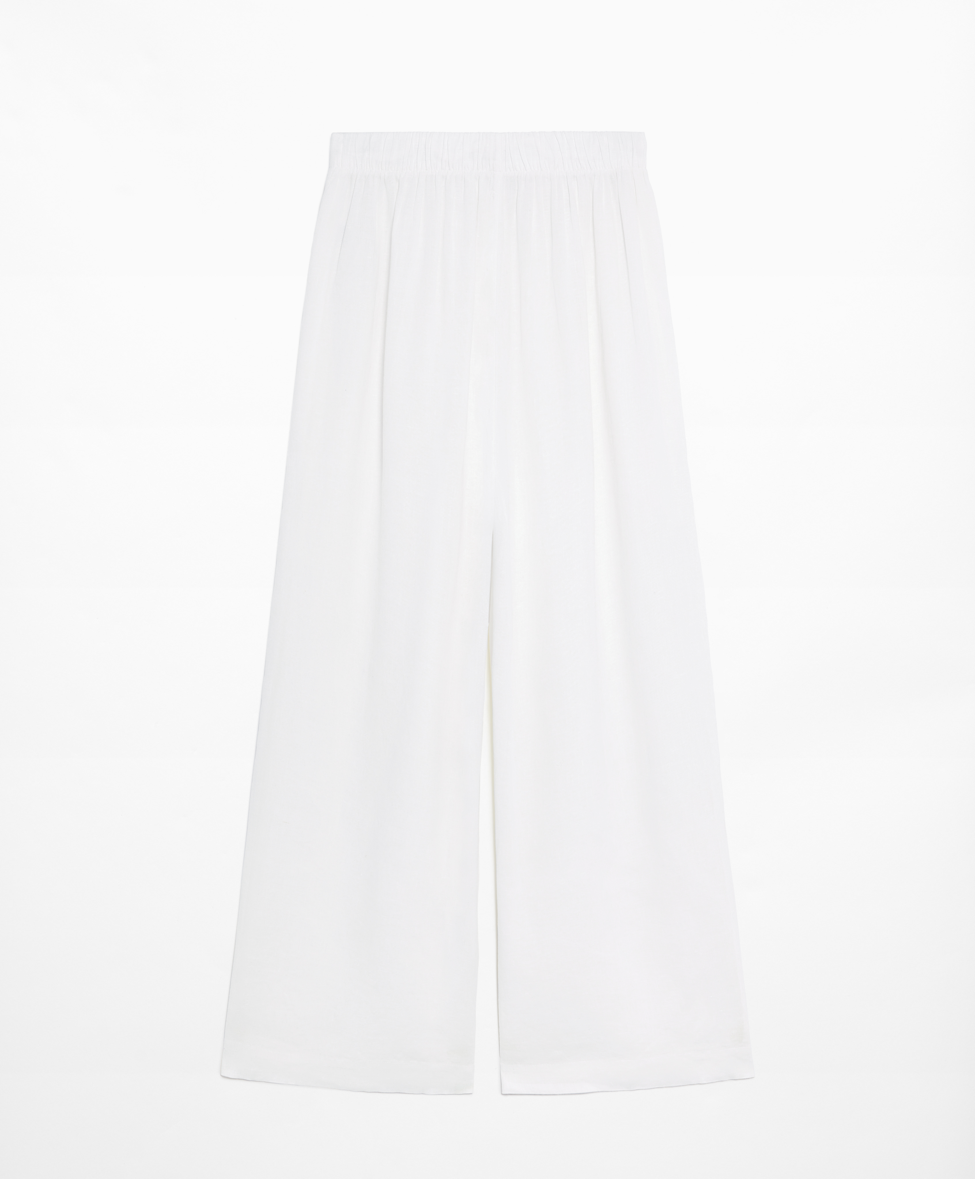 Straight cut 100% linen trousers