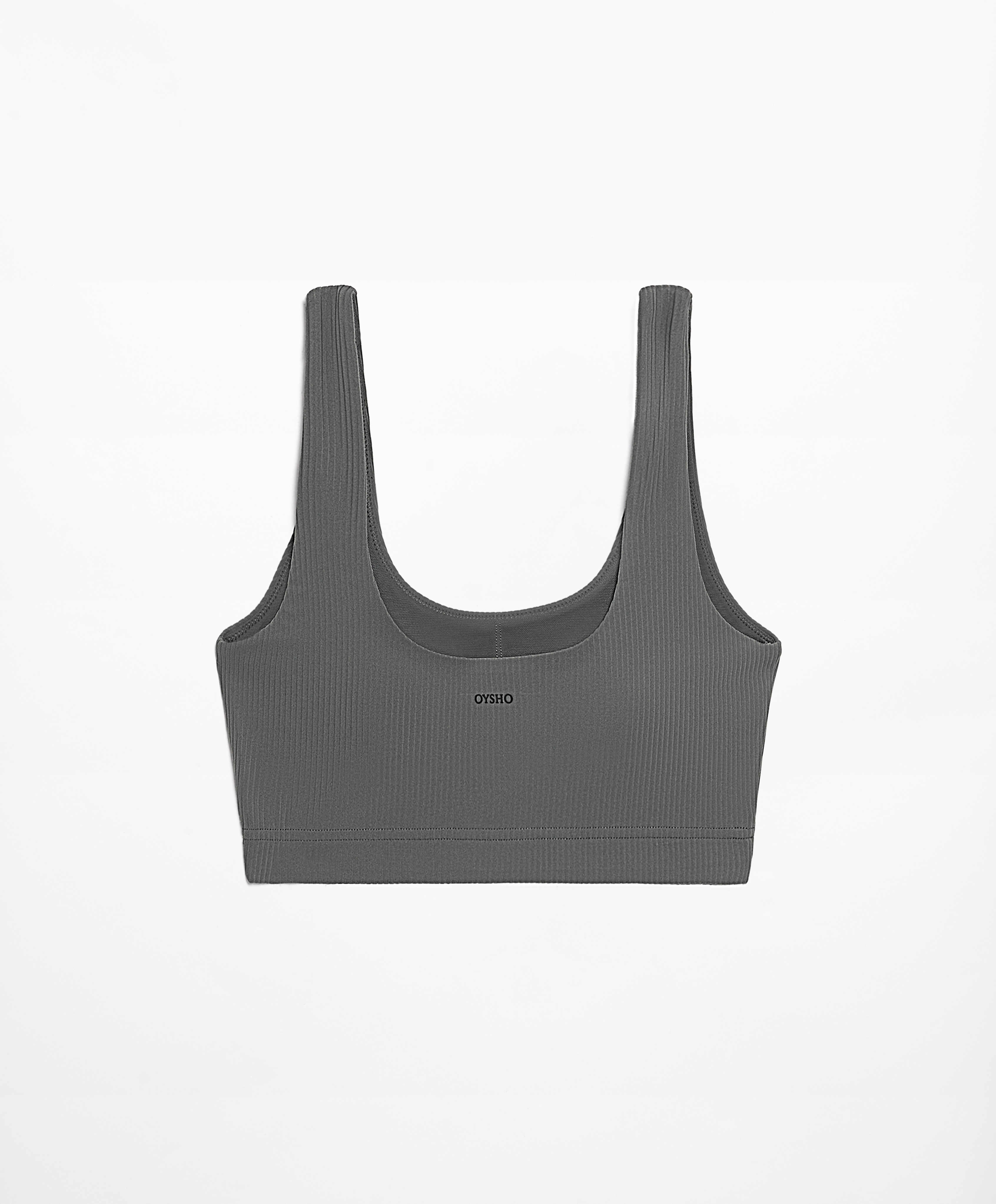 Medium-support comfortlux rib sports bra with cups