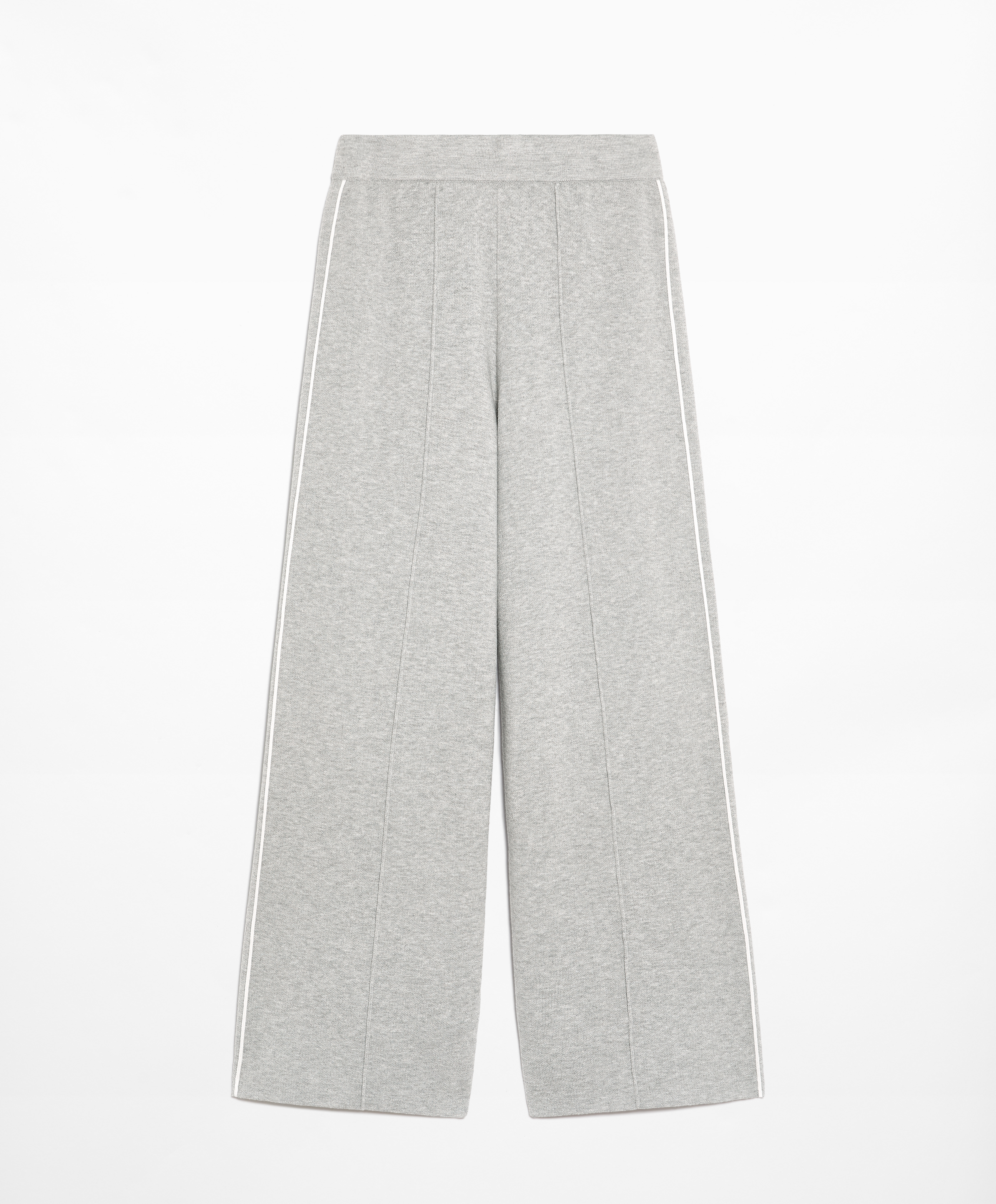 Straight-leg trousers with piping