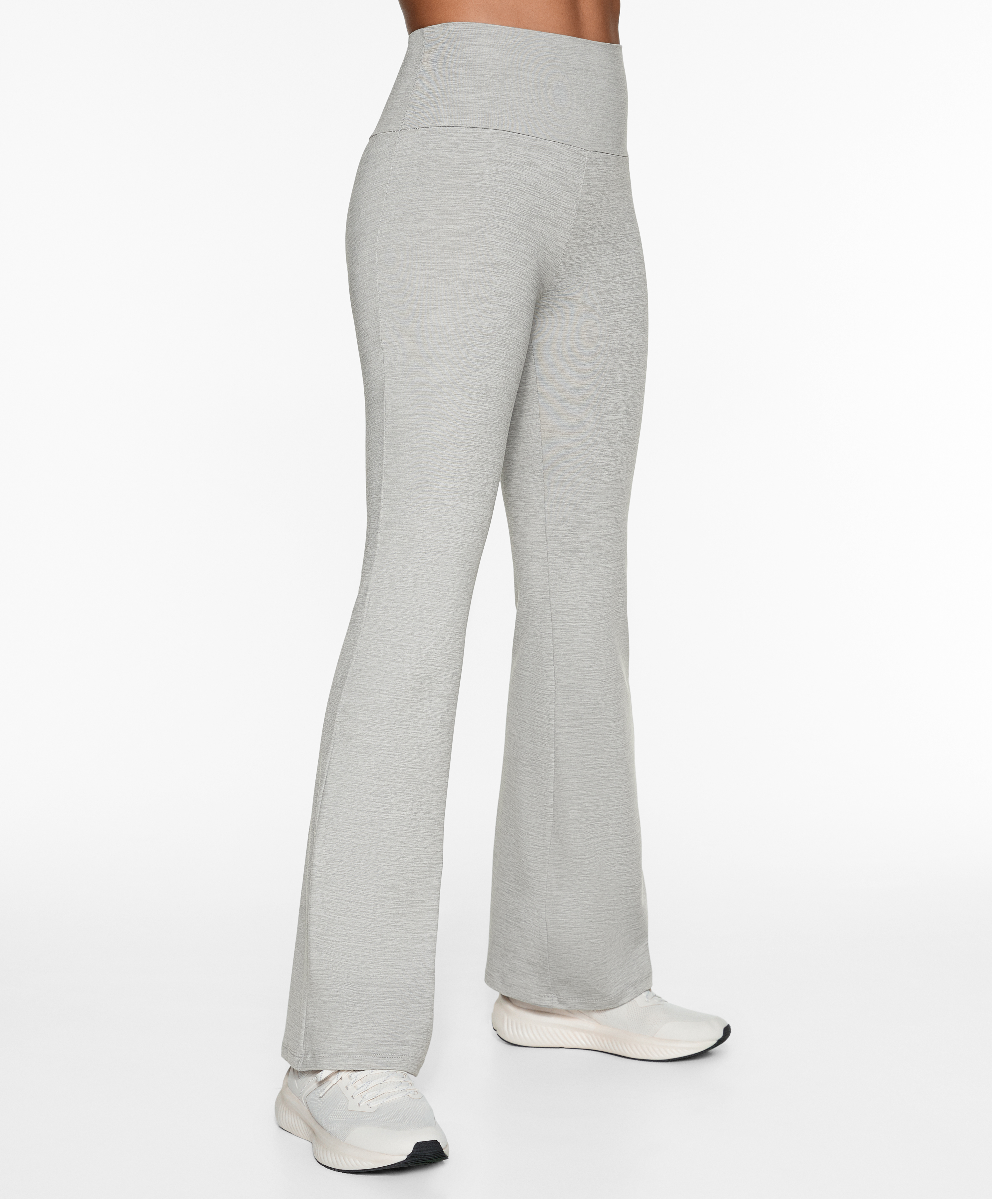 High-rise comfortlux flare trousers