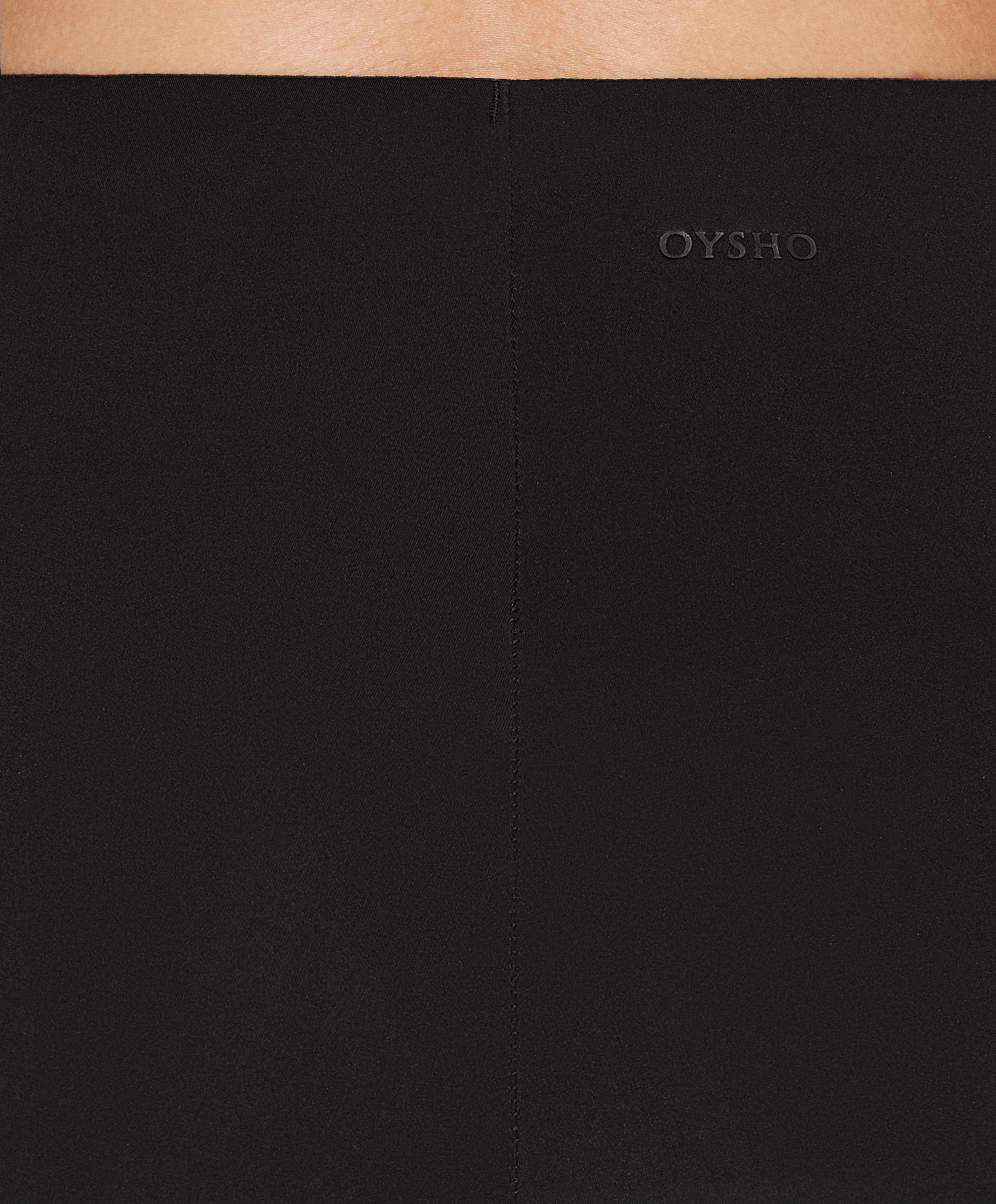 V-cut light-touch 65cm ankle-length leggings