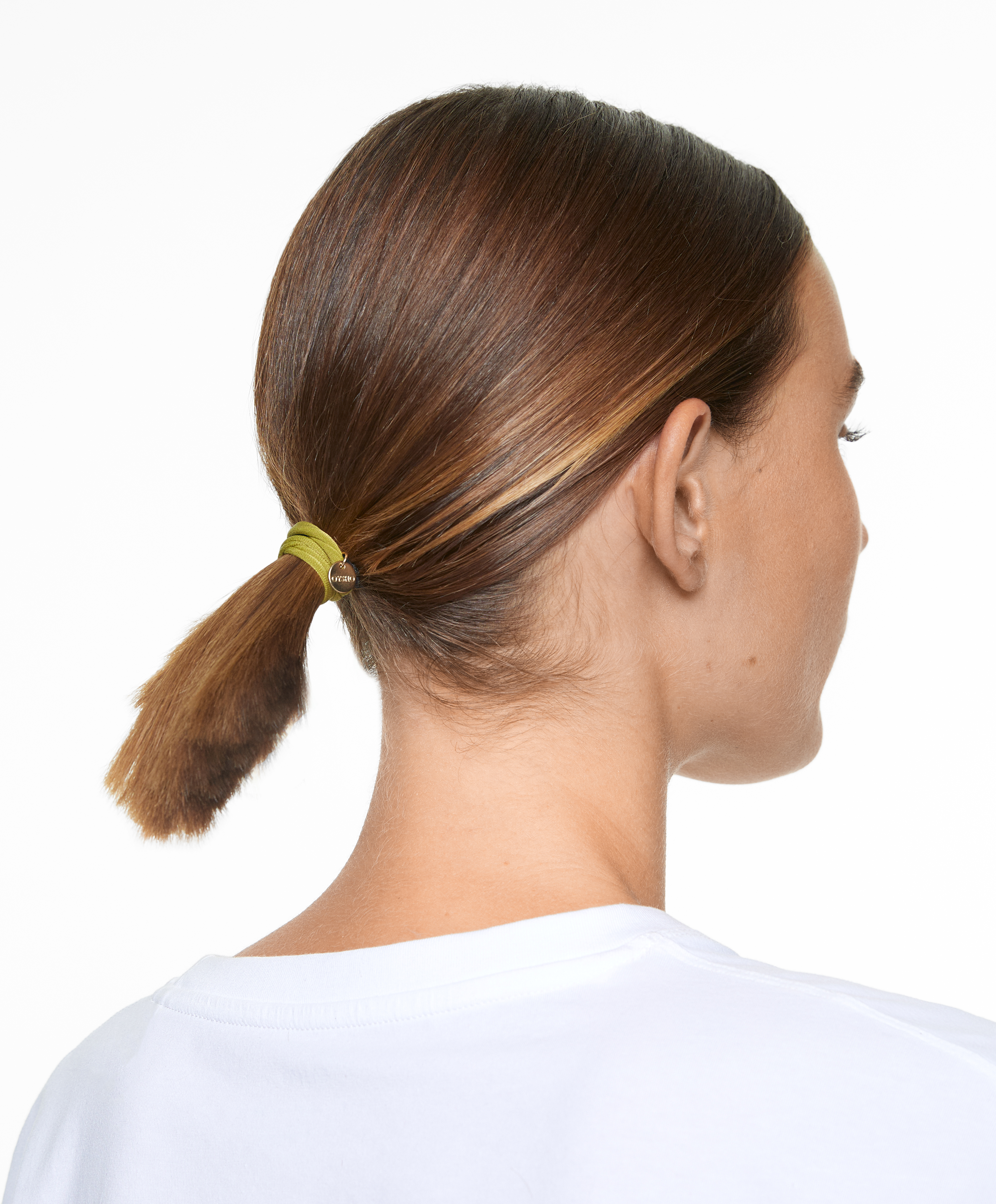 6 Oysho plaque hair ties