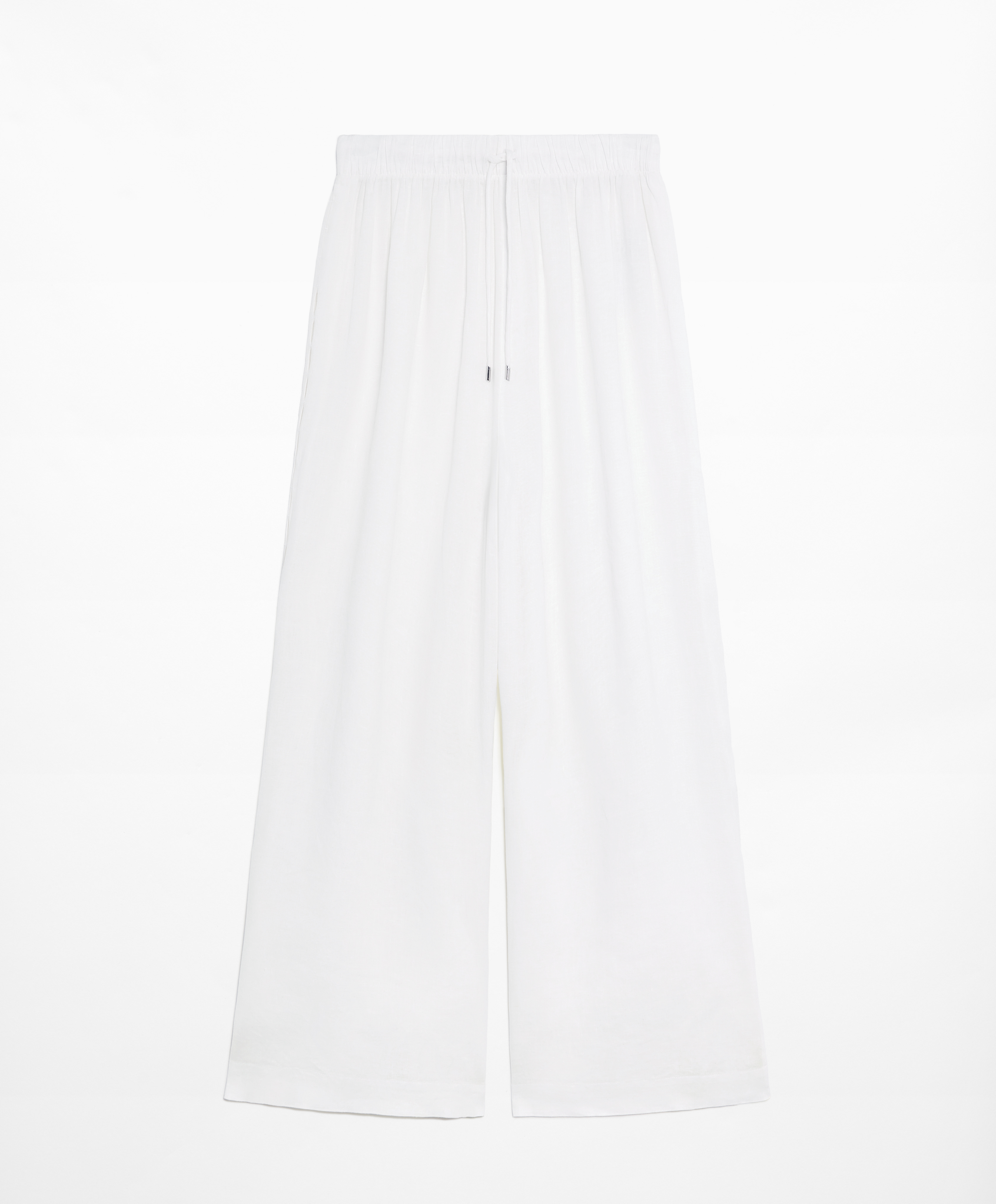 Straight cut 100% linen trousers