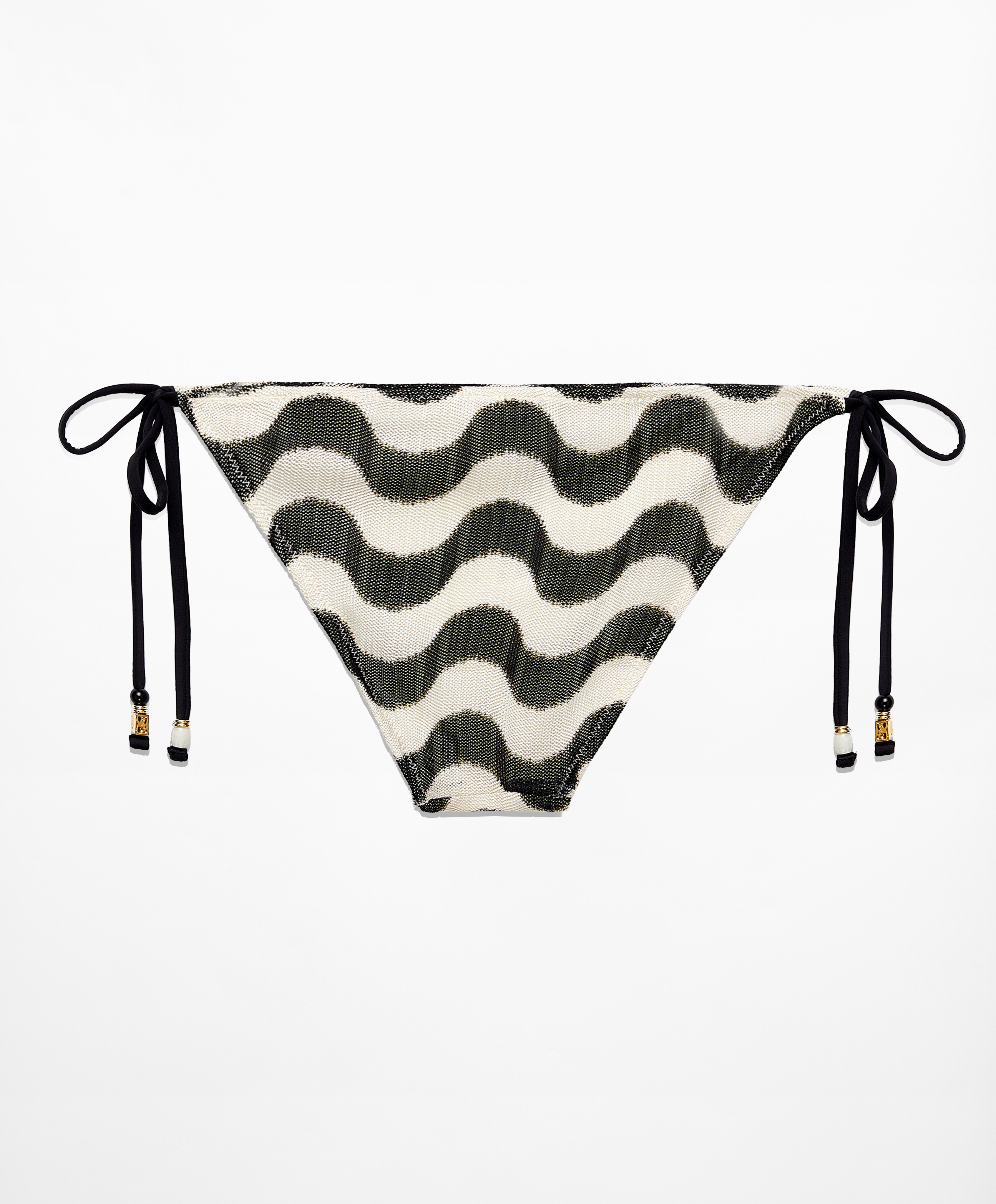 Medium-coverage crochet bikini briefs with ties