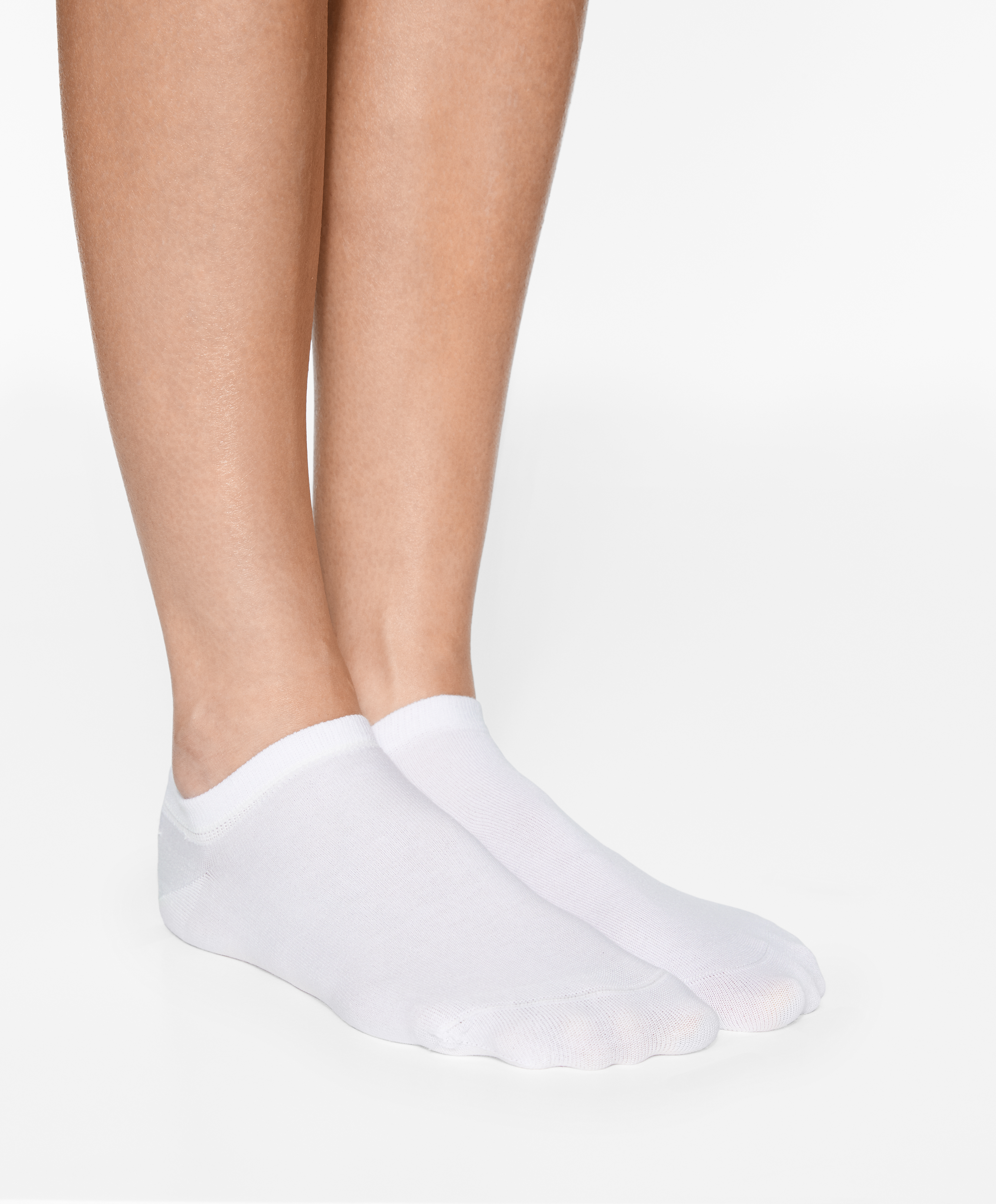 5 pairs of tab cotton blend sports sneaker socks