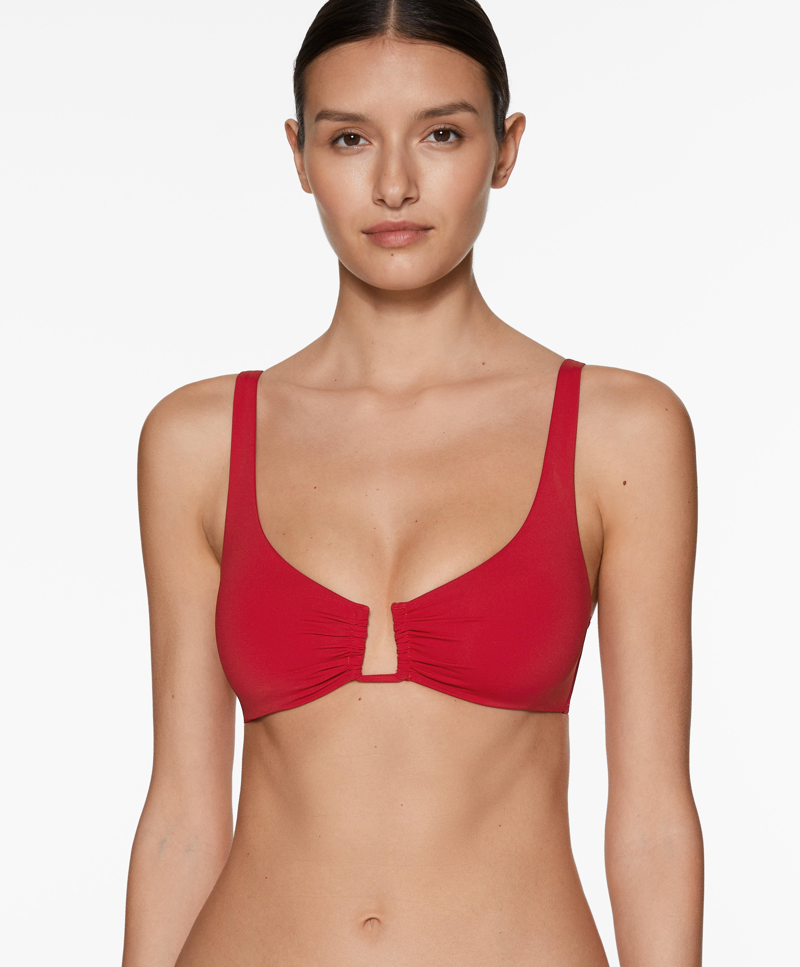 U-neck halter bikini top