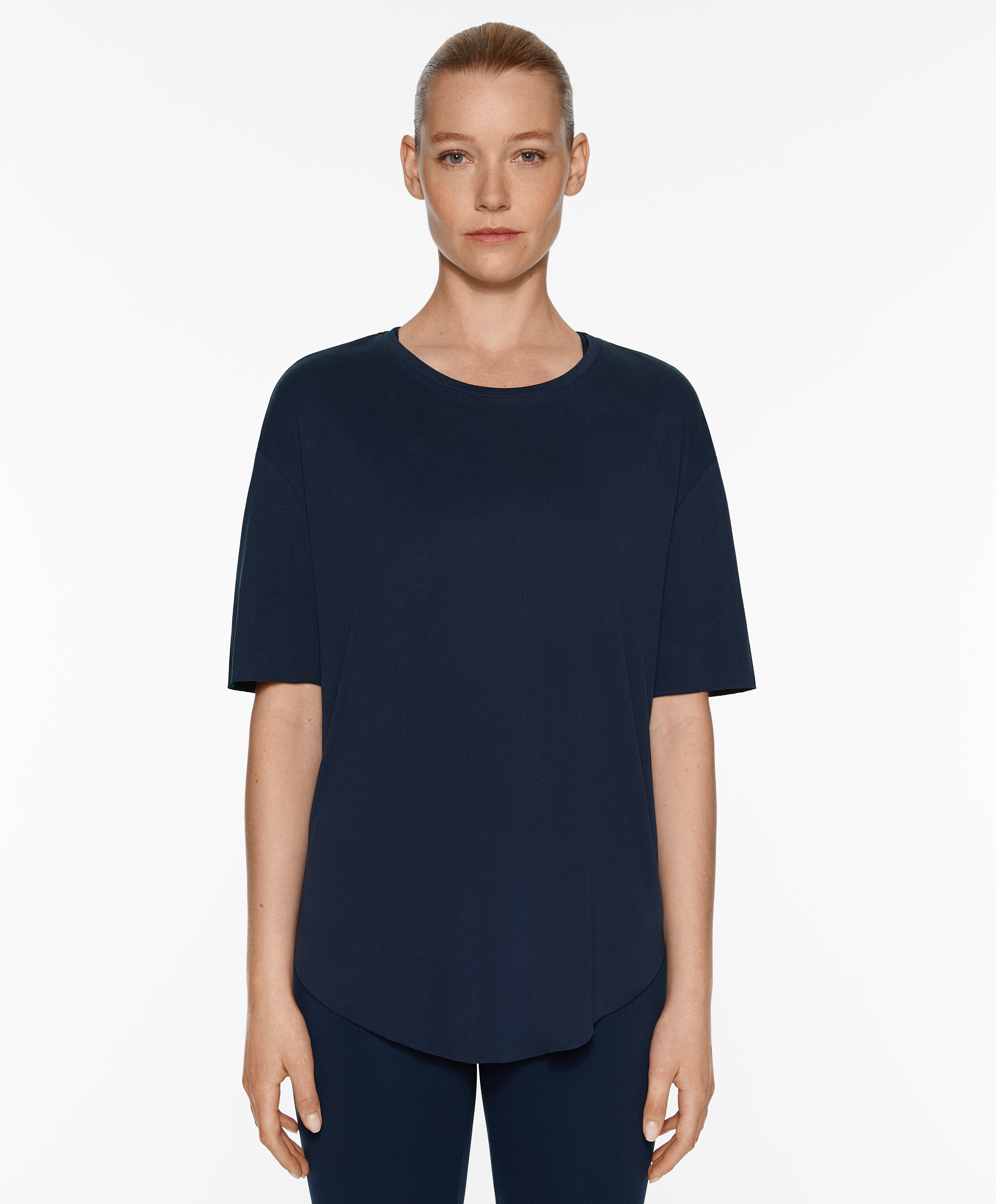 Modal blend short-sleeved T-shirt