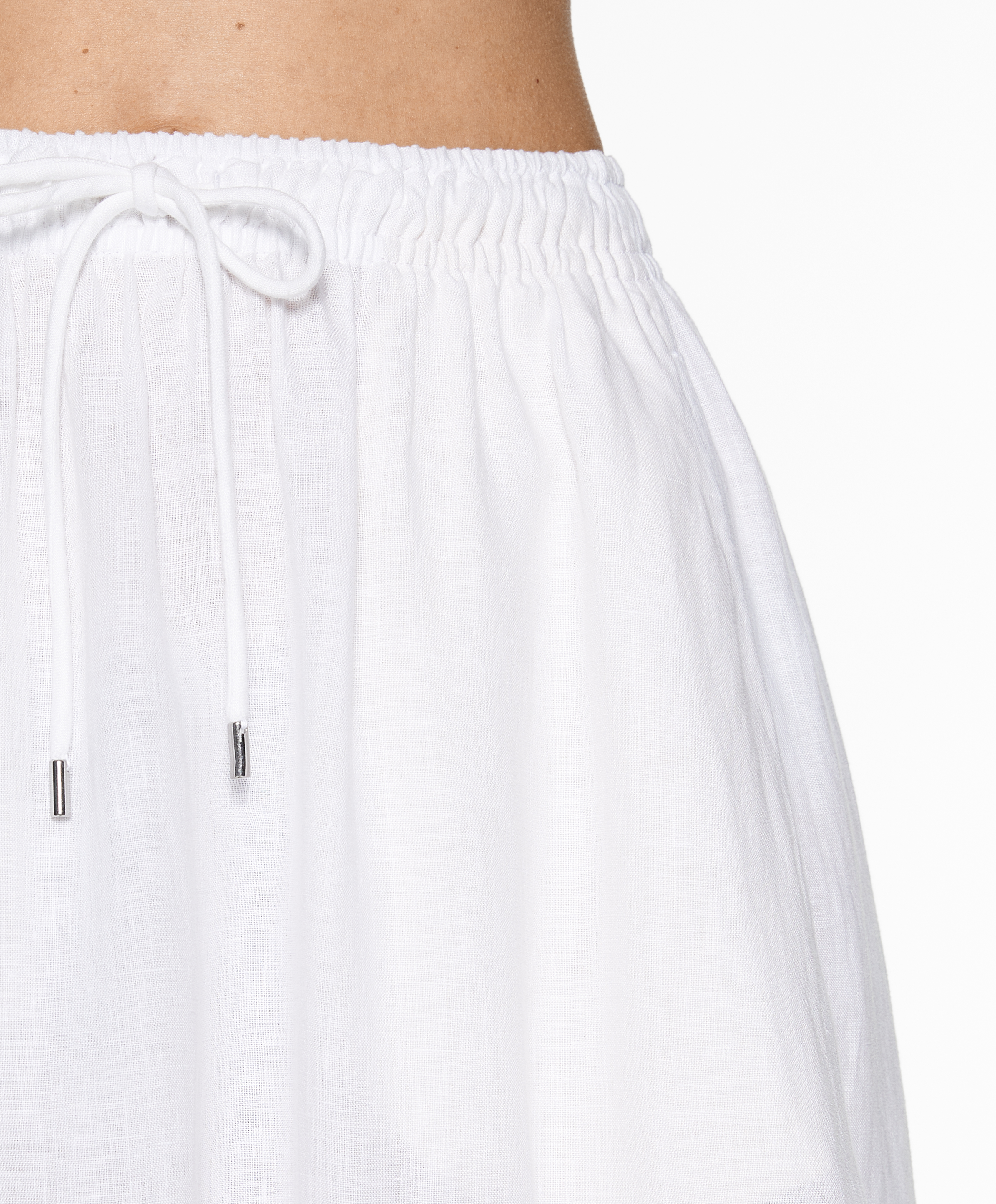 Long 100% linen skirt