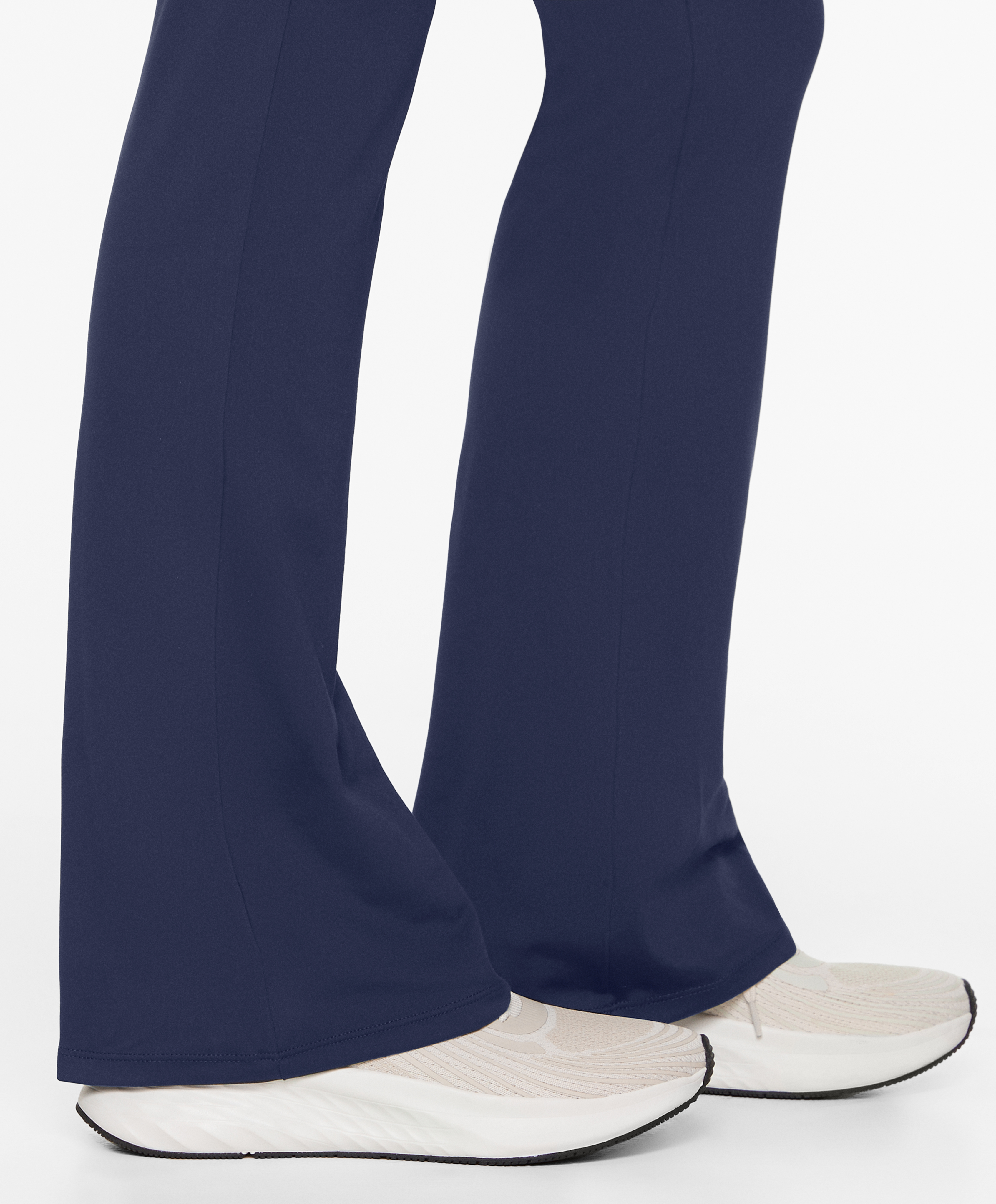High-rise comfortlux flare trousers