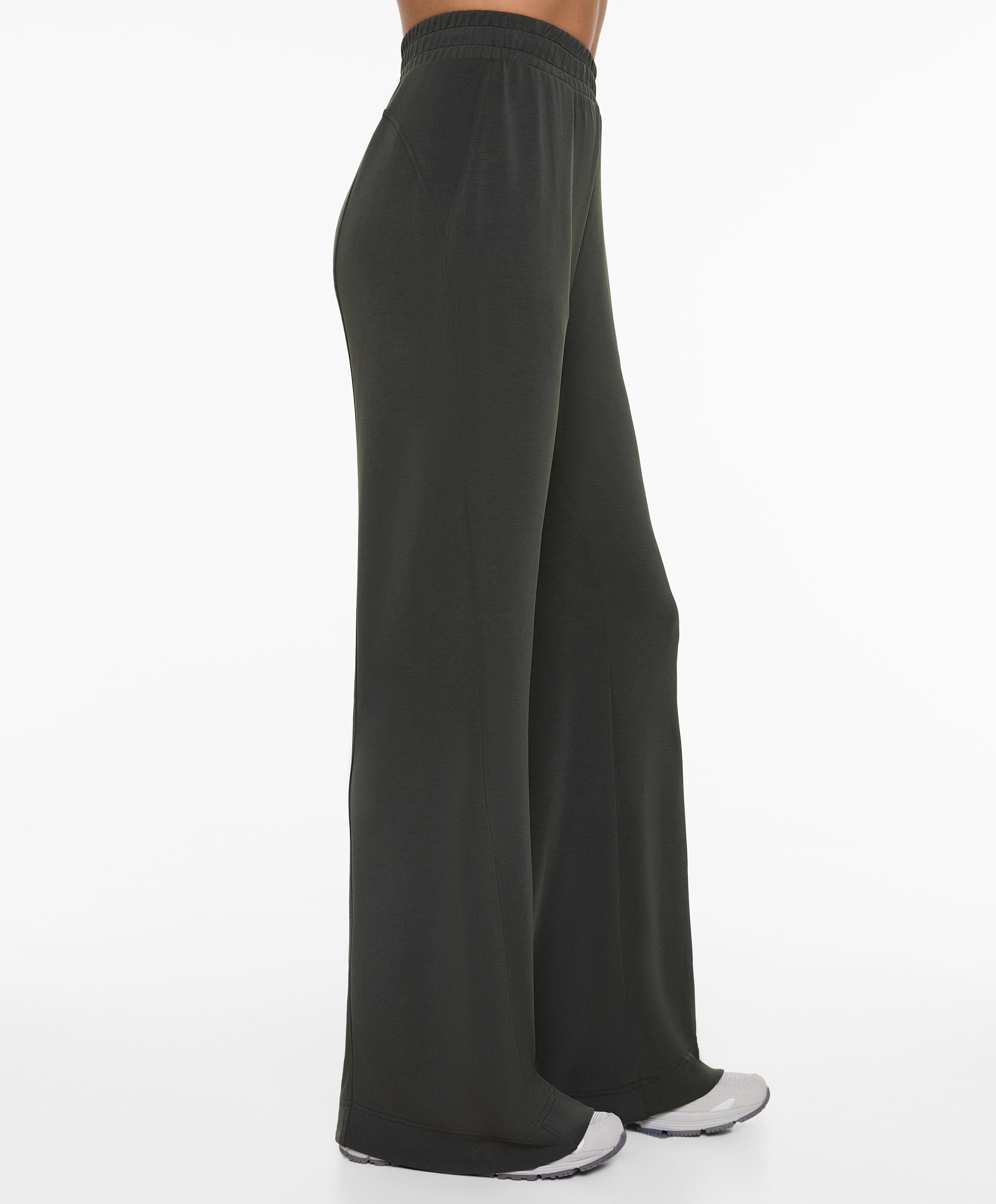 Flare trousers with modal