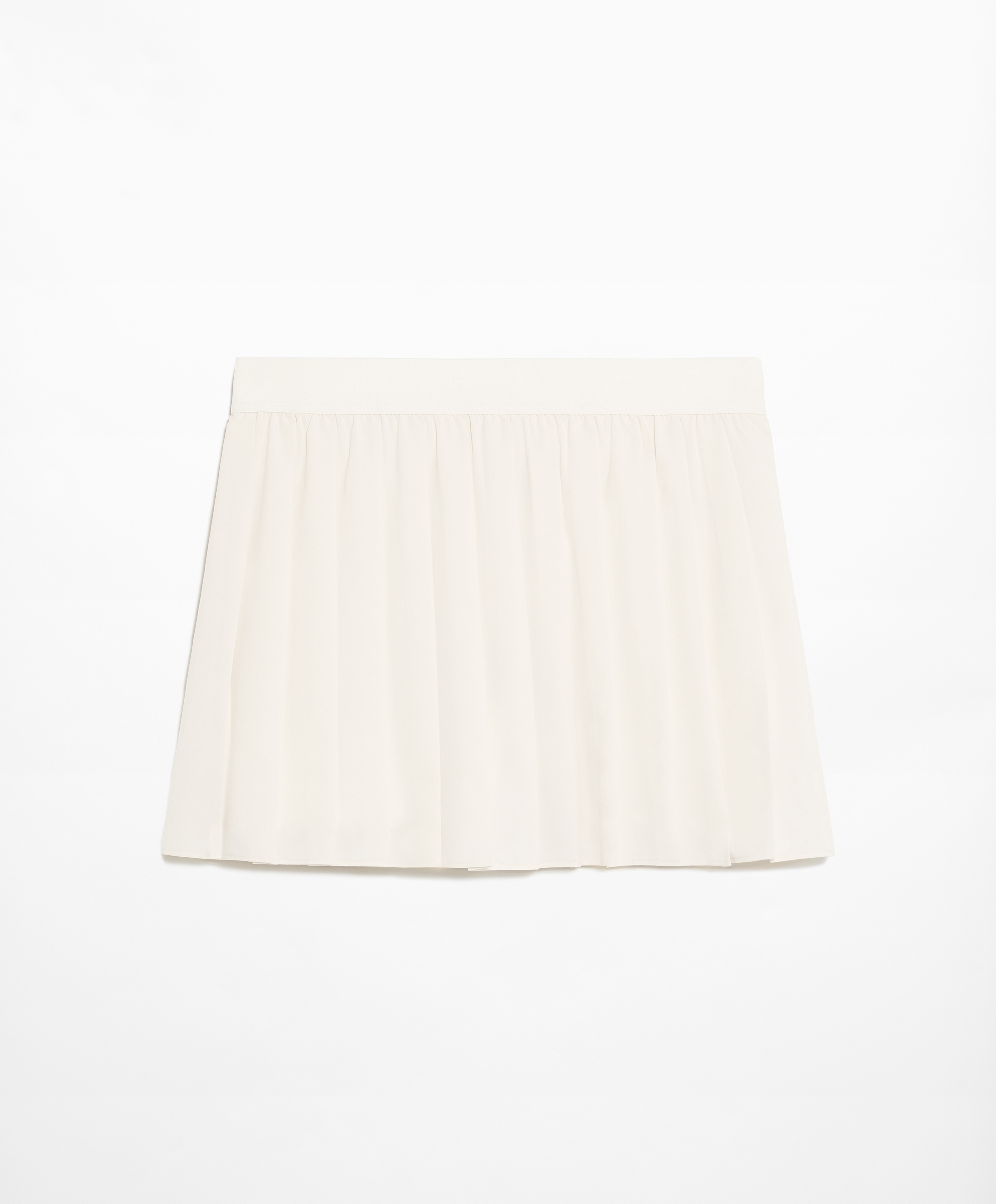 Pleated compressive skirt
