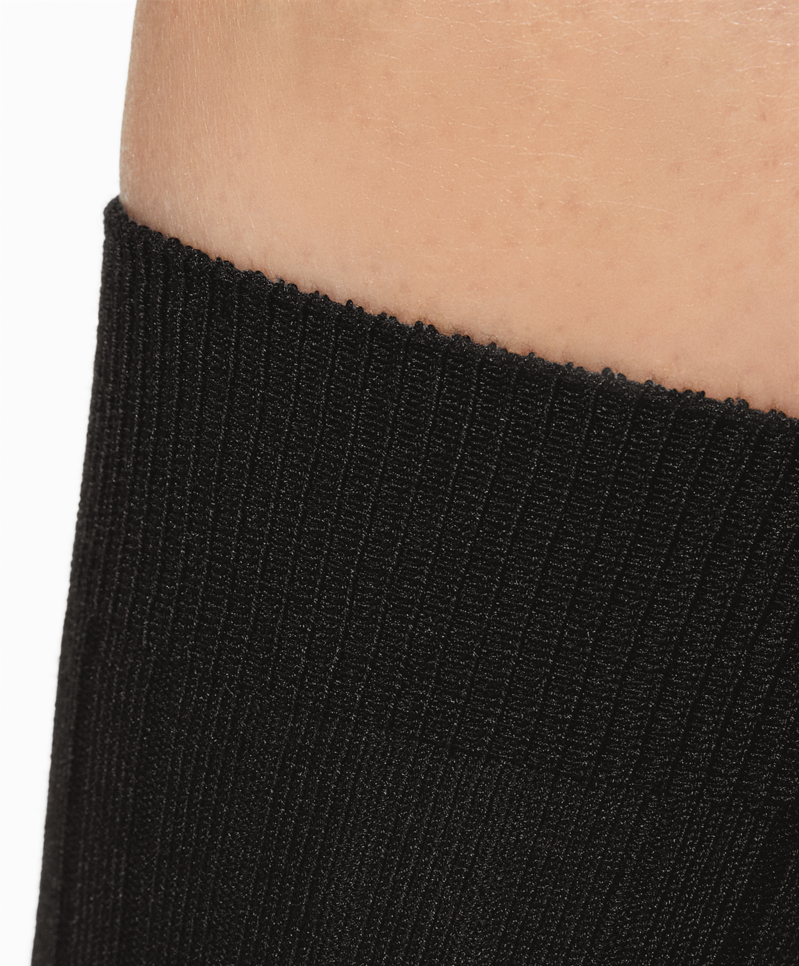 Rib silk classic socks