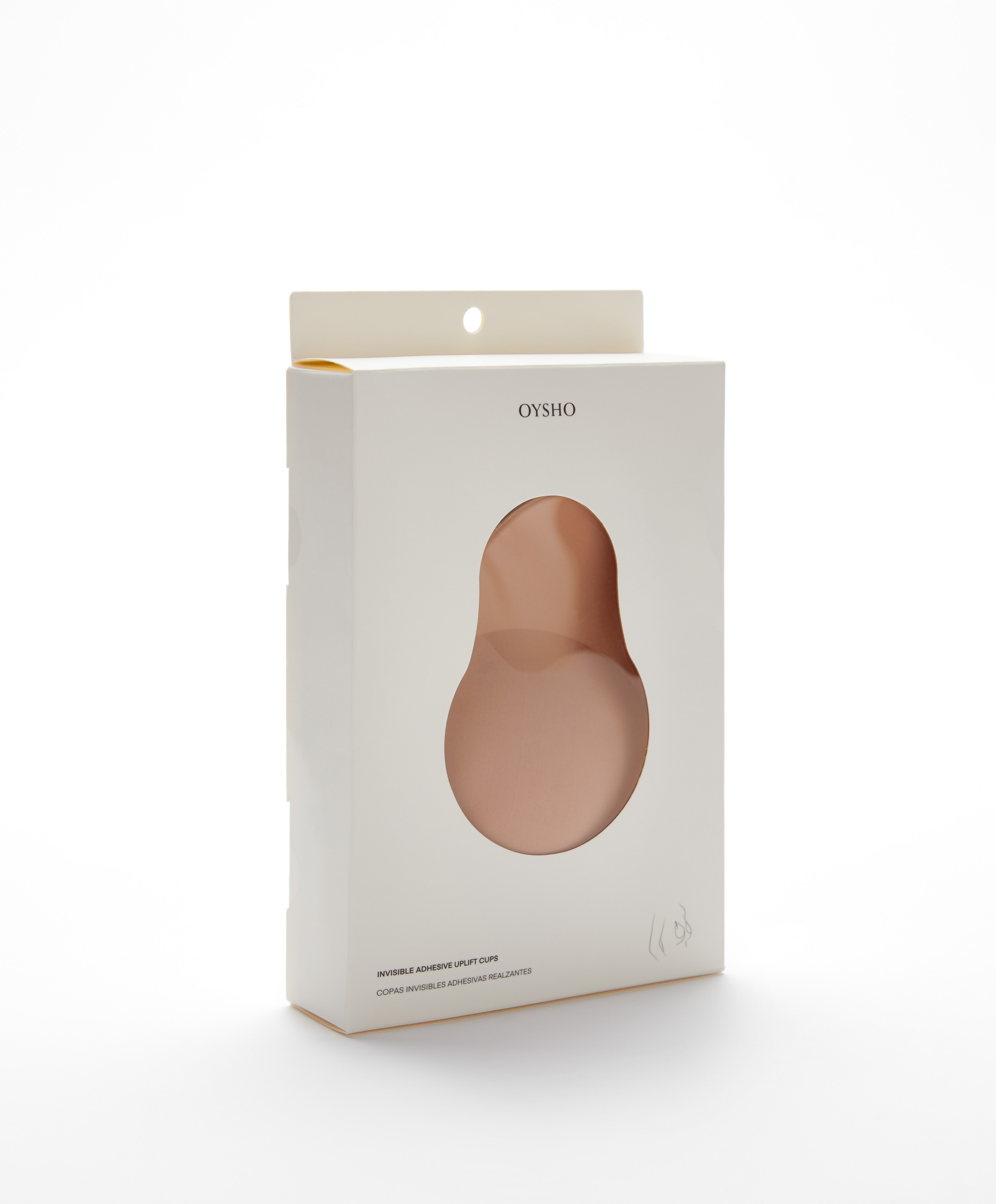 Adhesive fabric bust-enhancing cups