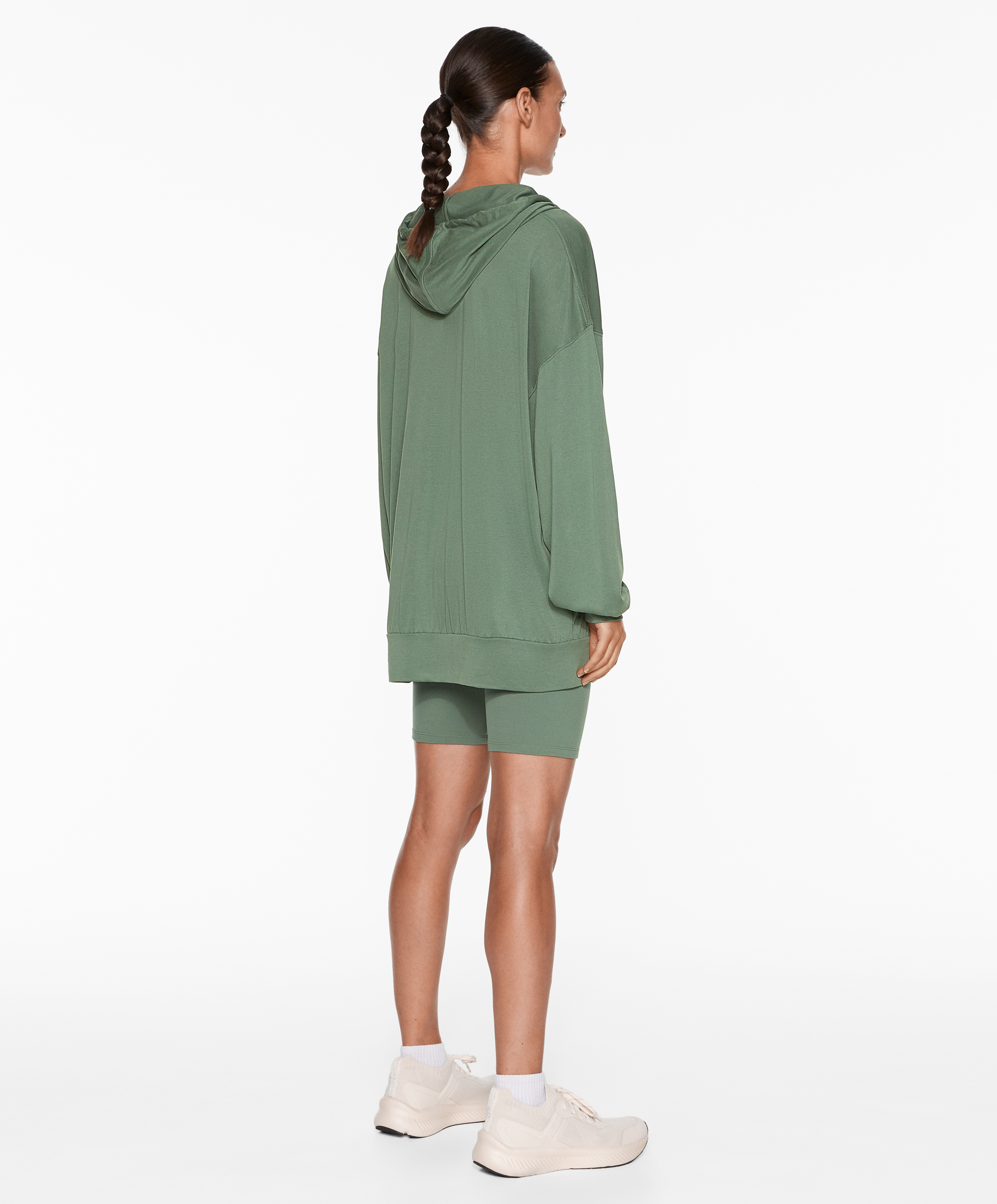 Modal blend oversize hoodie