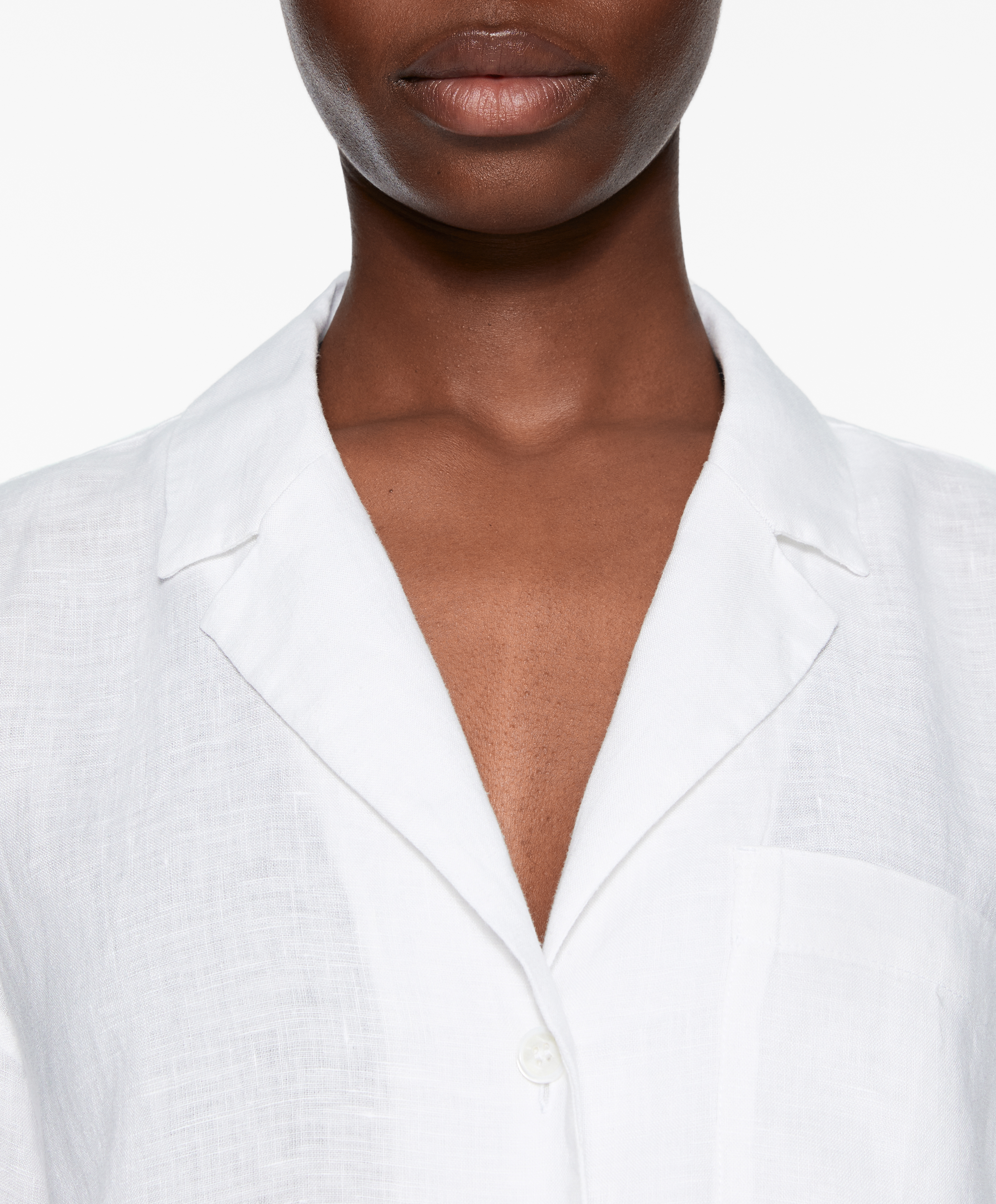 100% linen short sleeve shirt